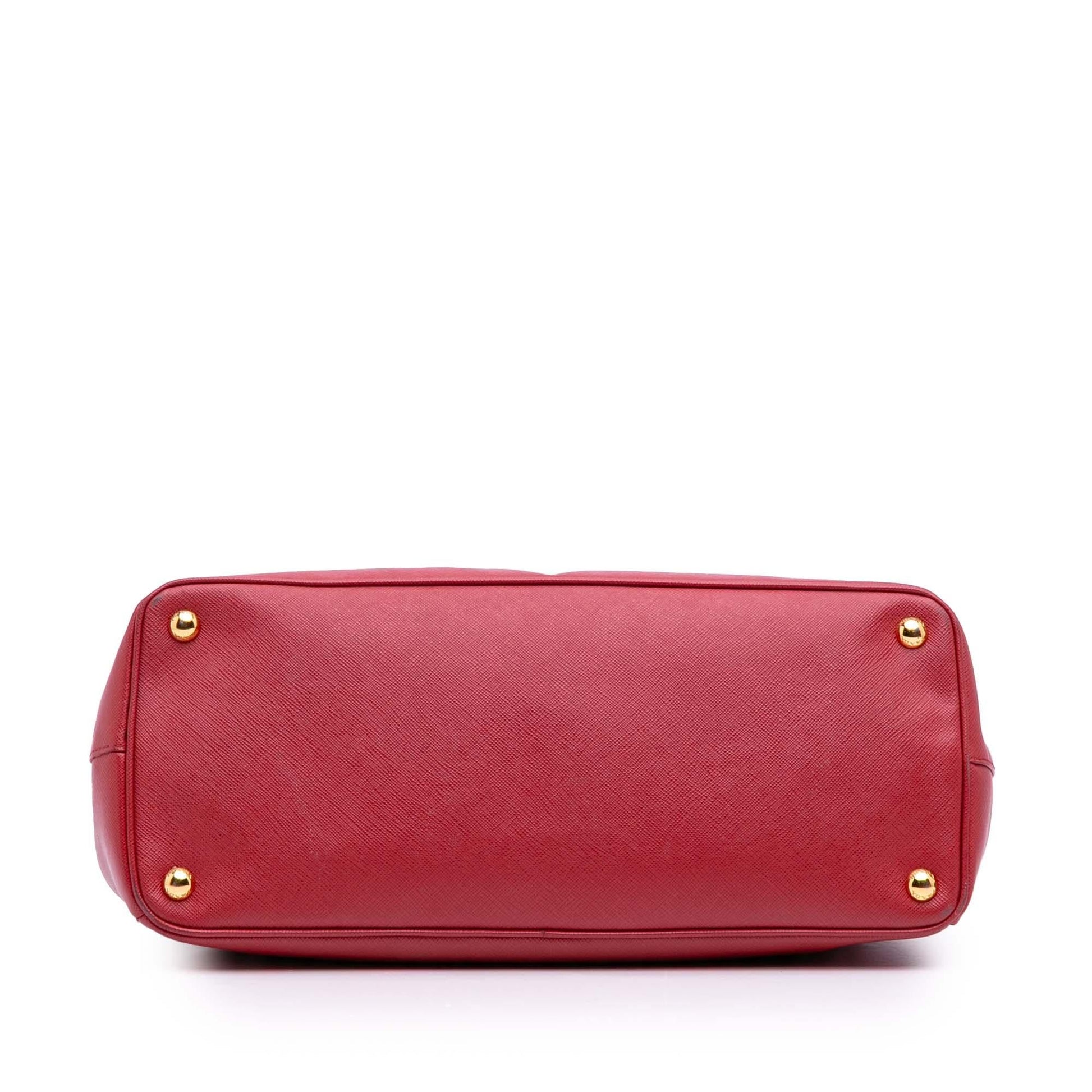 Prada Lux Galleria Double Satchel Saffiano Large Zip Satchel Bag Zip Satchel 2