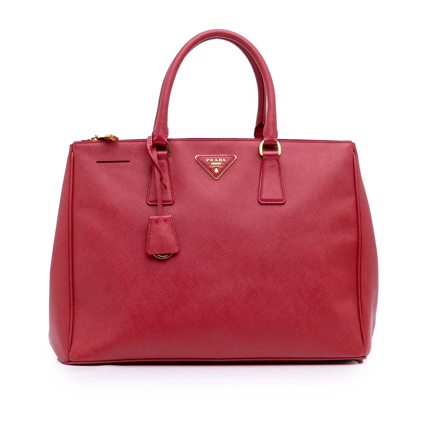 Prada Lux Galleria Double Satchel Saffiano Large Zip Satchel Bag Zip Satchel 2
