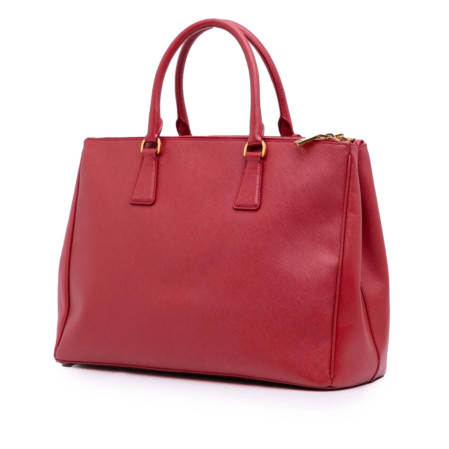 Prada Lux Galleria Double Satchel Saffiano Large Zip Satchel Bag Zip Satchel 2