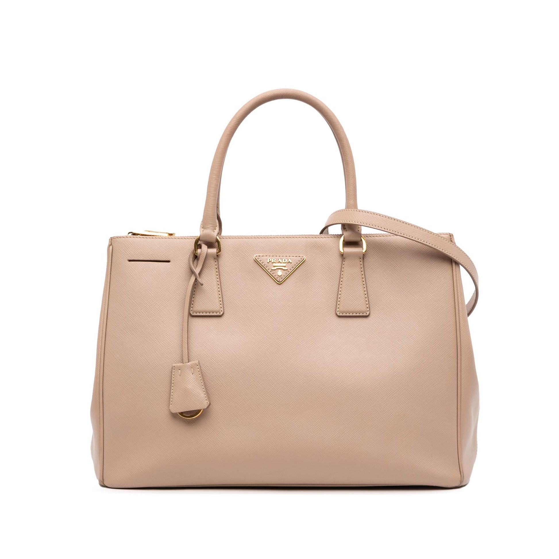 Prada Lux Galleria Double Satchel Saffiano Large Zip Satchel Bag Zip Satchel 6