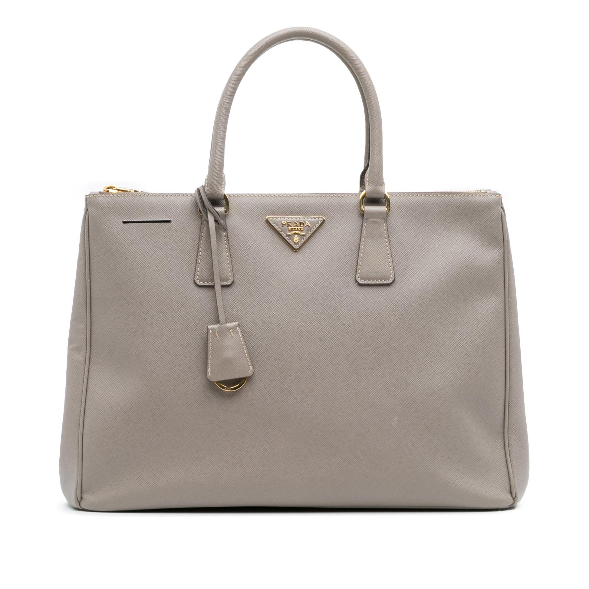 Prada Lux Galleria Double Satchel Saffiano Large Zip Satchel Bag Zip Satchel 8