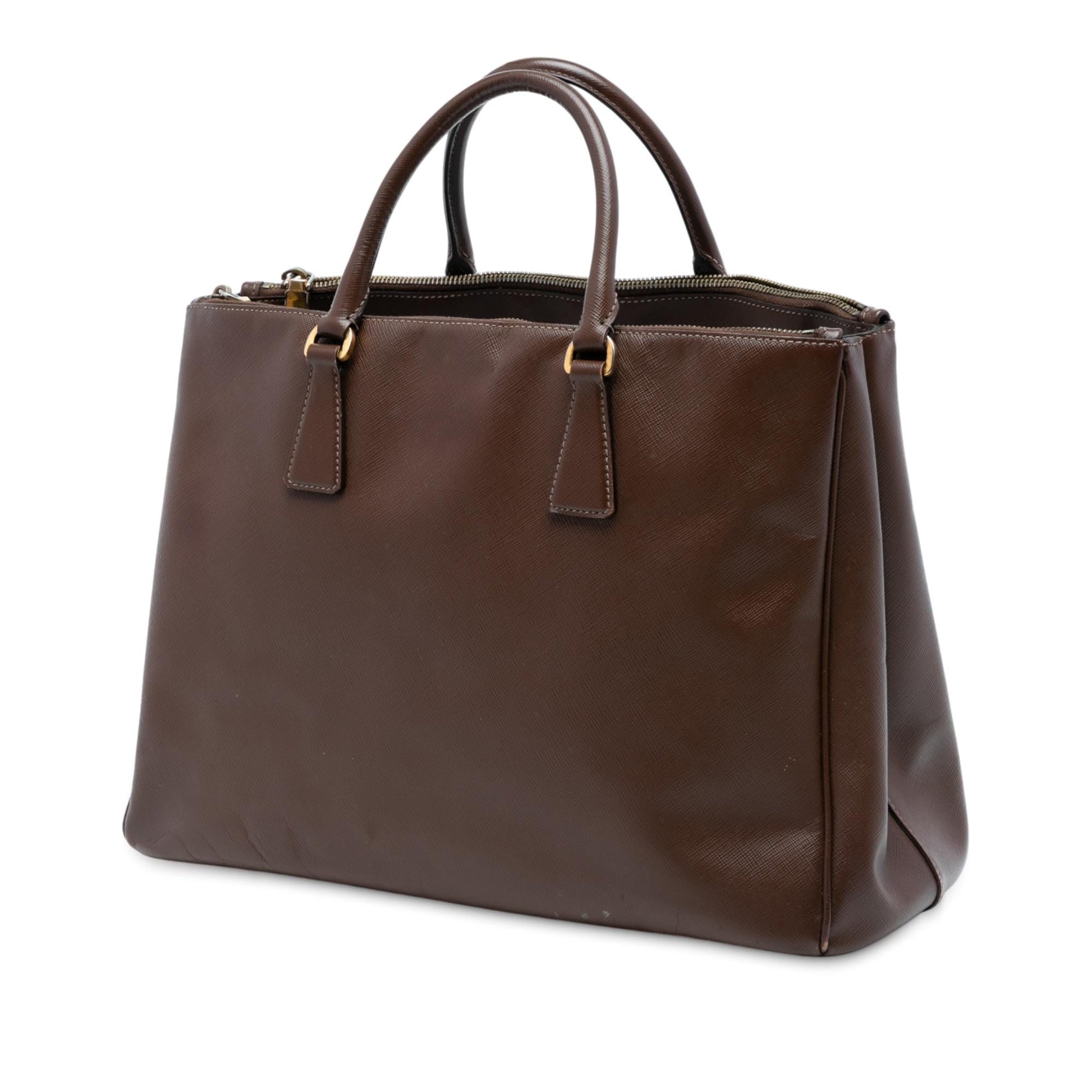 Prada Lux Galleria Double Tote Saffiano Large Zip Tote Bag Zip Tote 3