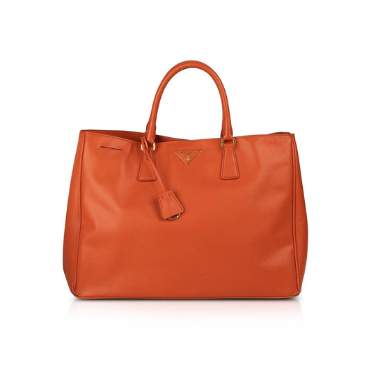 Prada Saffiano Lux Shopping Tote Handbag Large Tote Bag