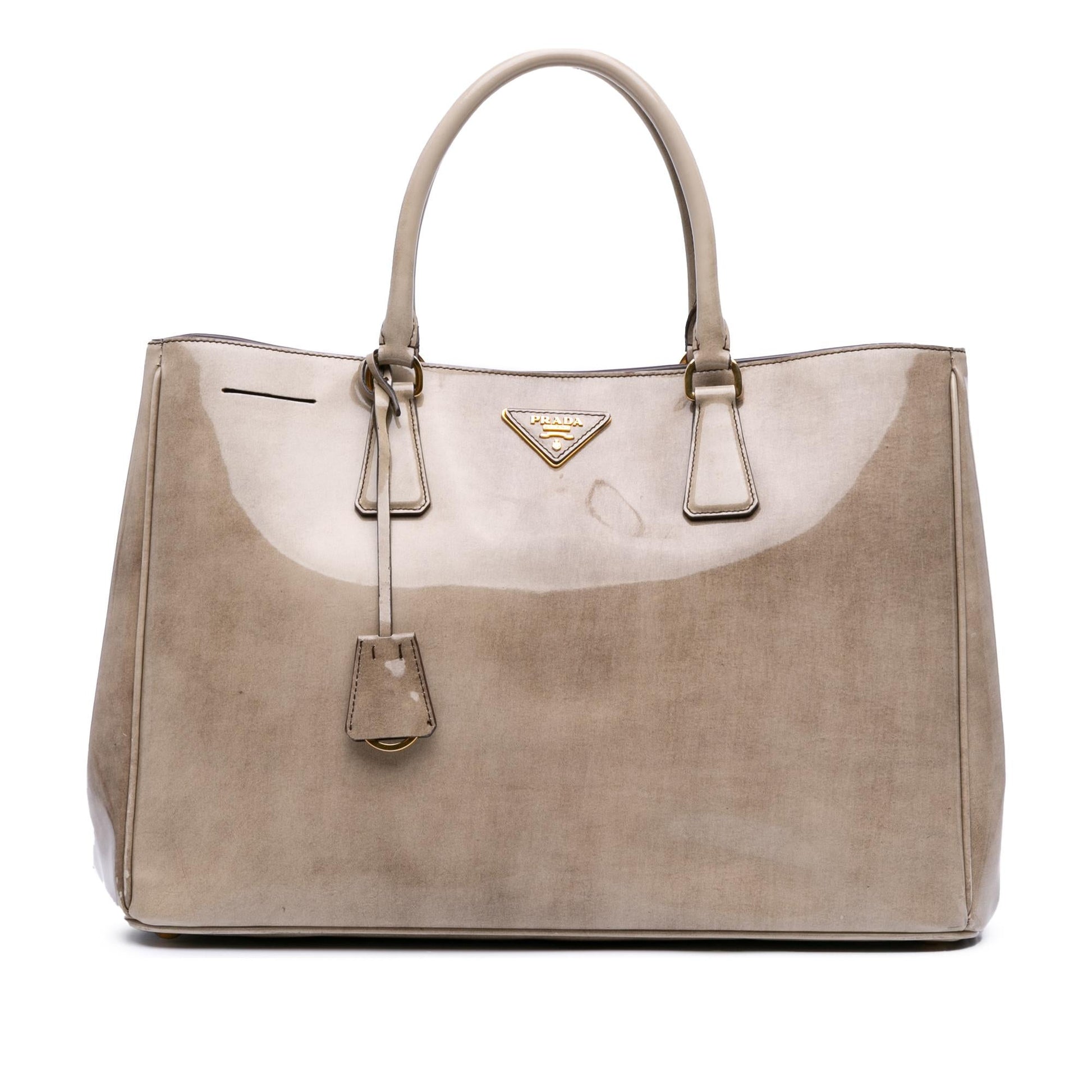 Prada Spazzolato Fume Galleria Tote Large Tote Bag