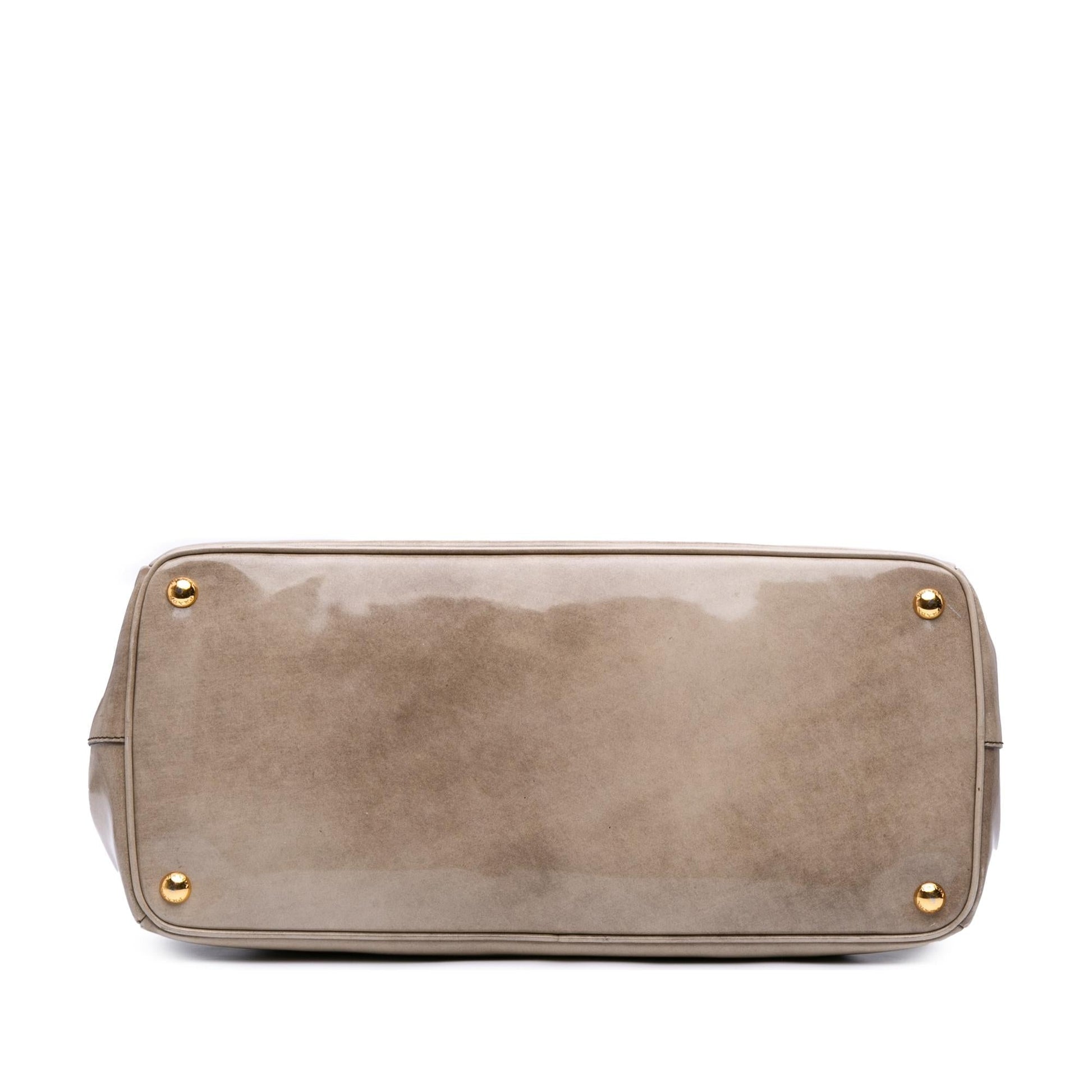 Prada Spazzolato Fume Galleria Tote Large Tote Bag Galleria Tote 1