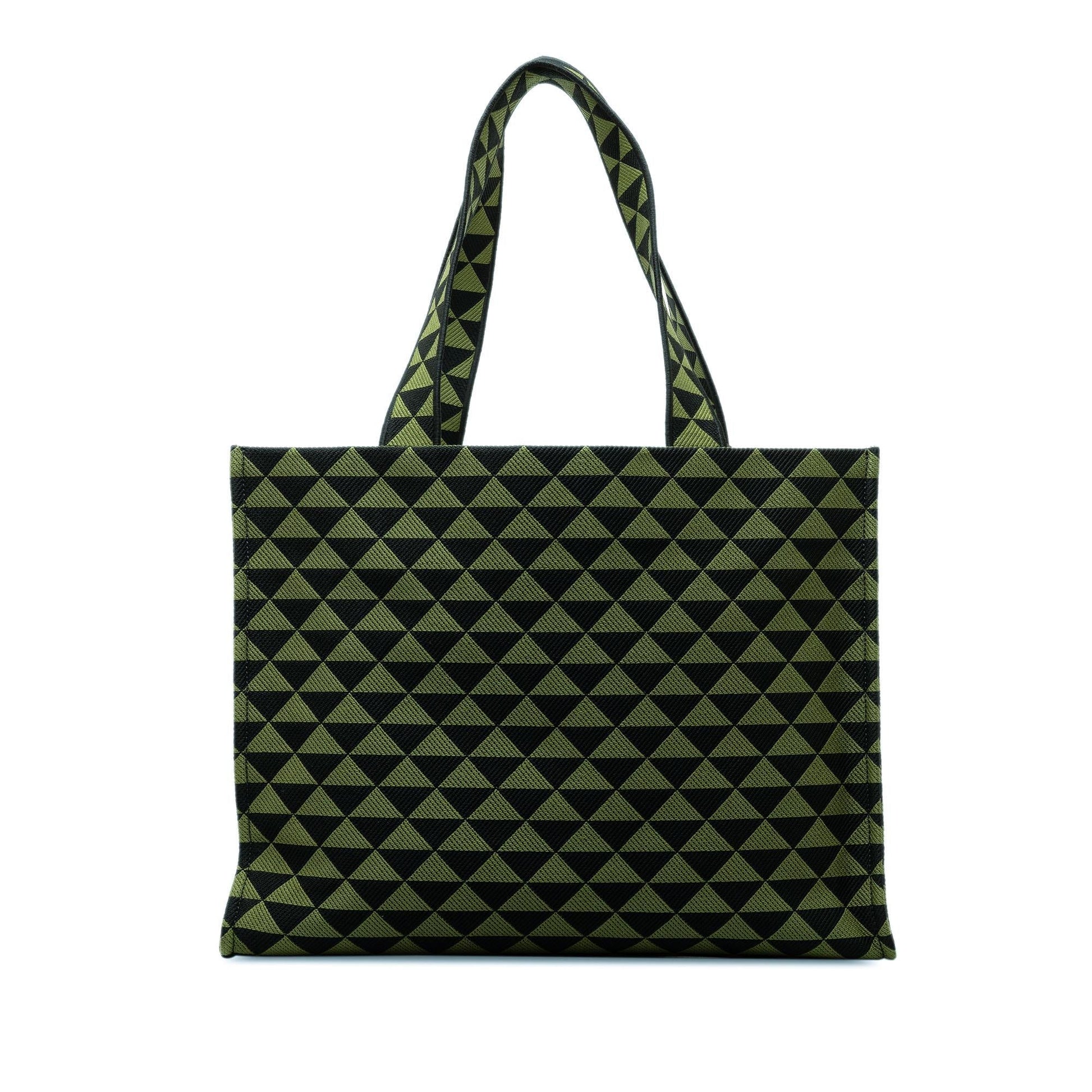 Prada Triangolo Jacquard Symbole Tote Shg Ypy2Cg Large Tote Bag