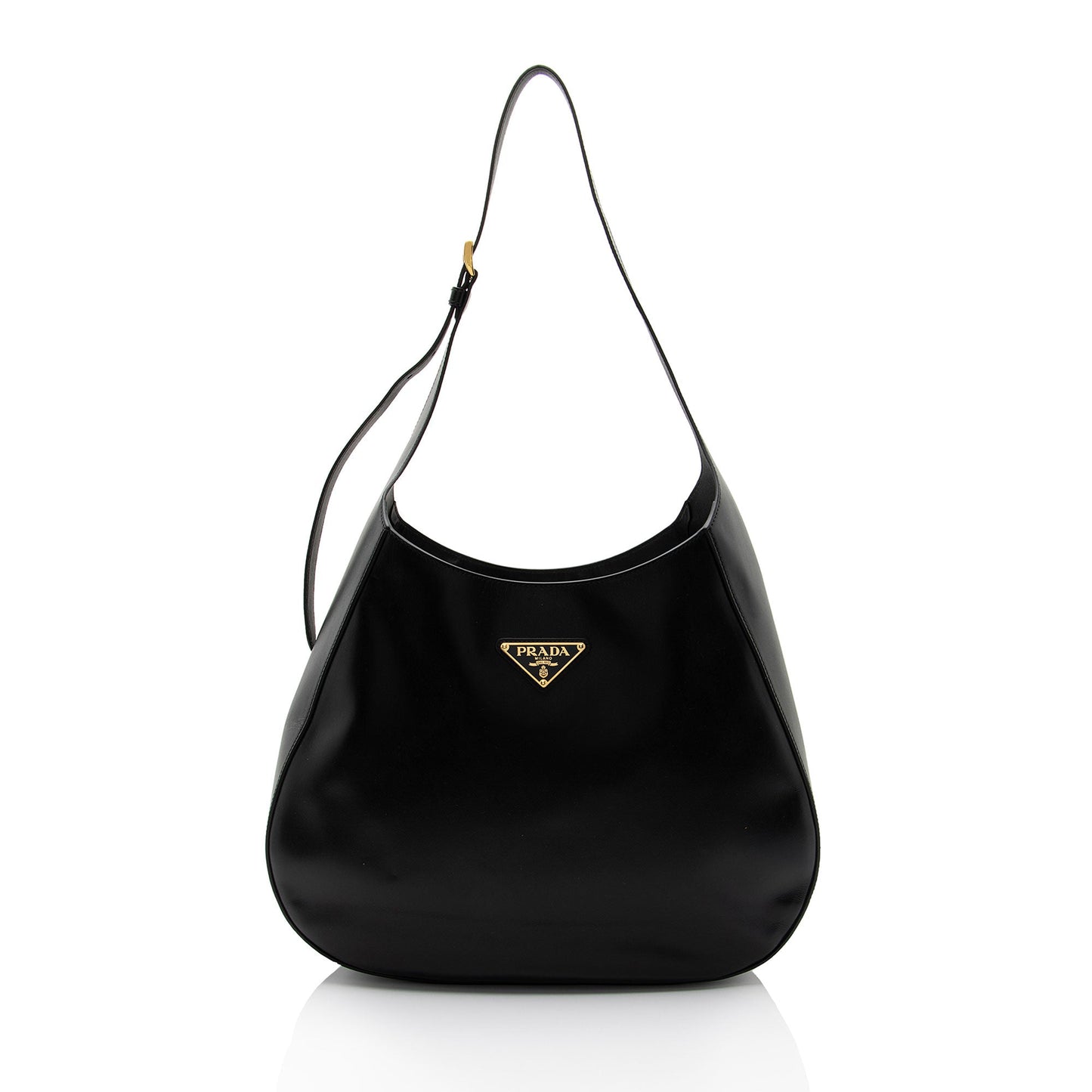 Prada City Calf Hobo Shoulder Bag