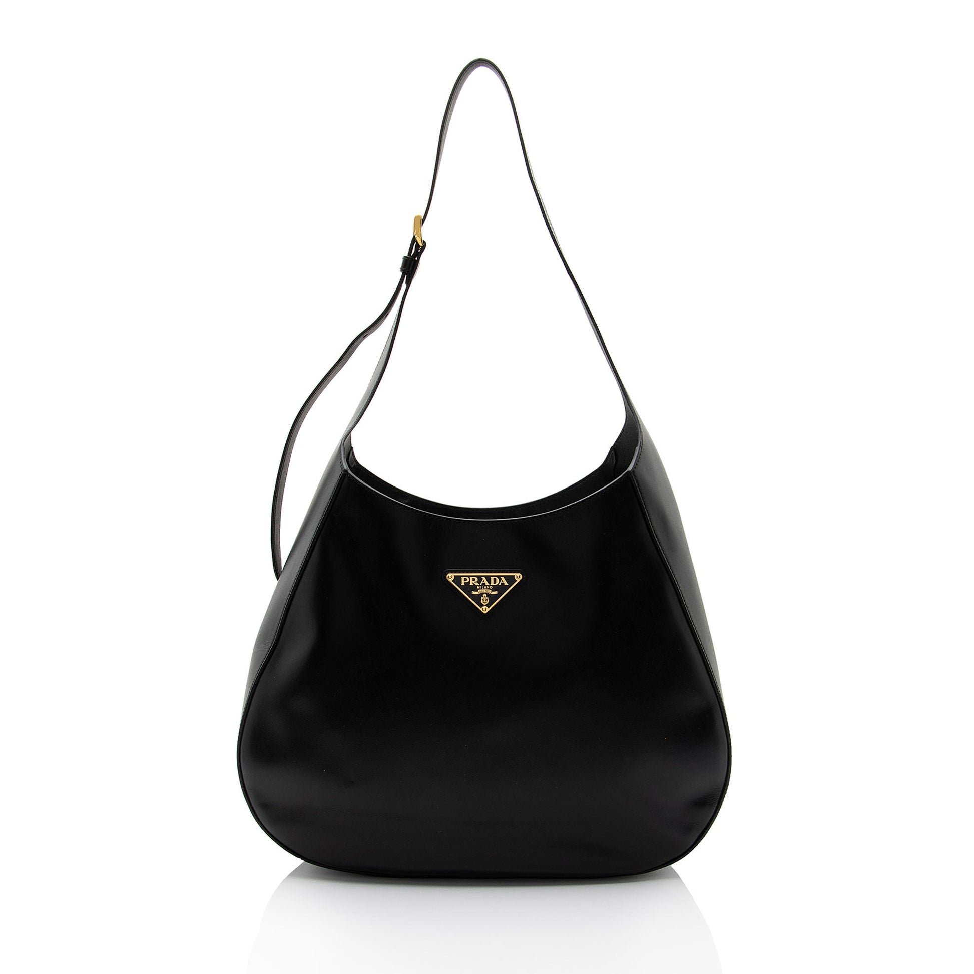 Prada City Calf Hobo Shoulder Bag