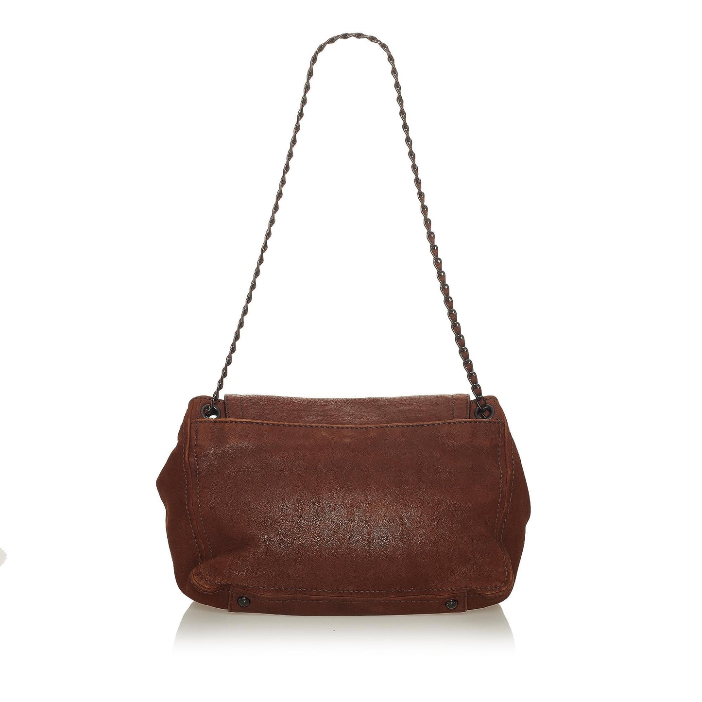 Prada Shoulder Bag Shg Leather Chain Flap