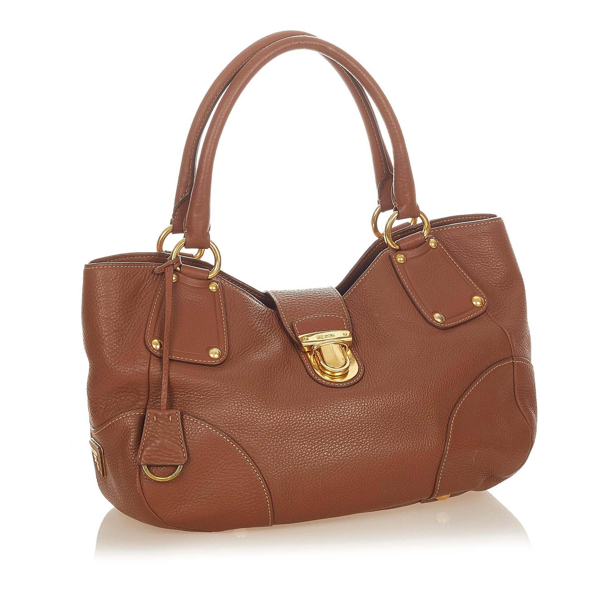 Prada Handbag Shg Leather Satchel Bag