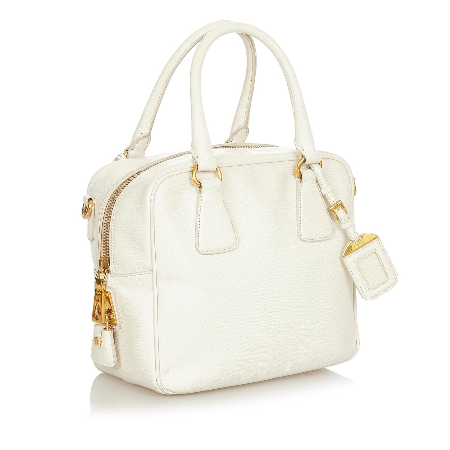 Prada Satchel Shg Leather Satchel Bag