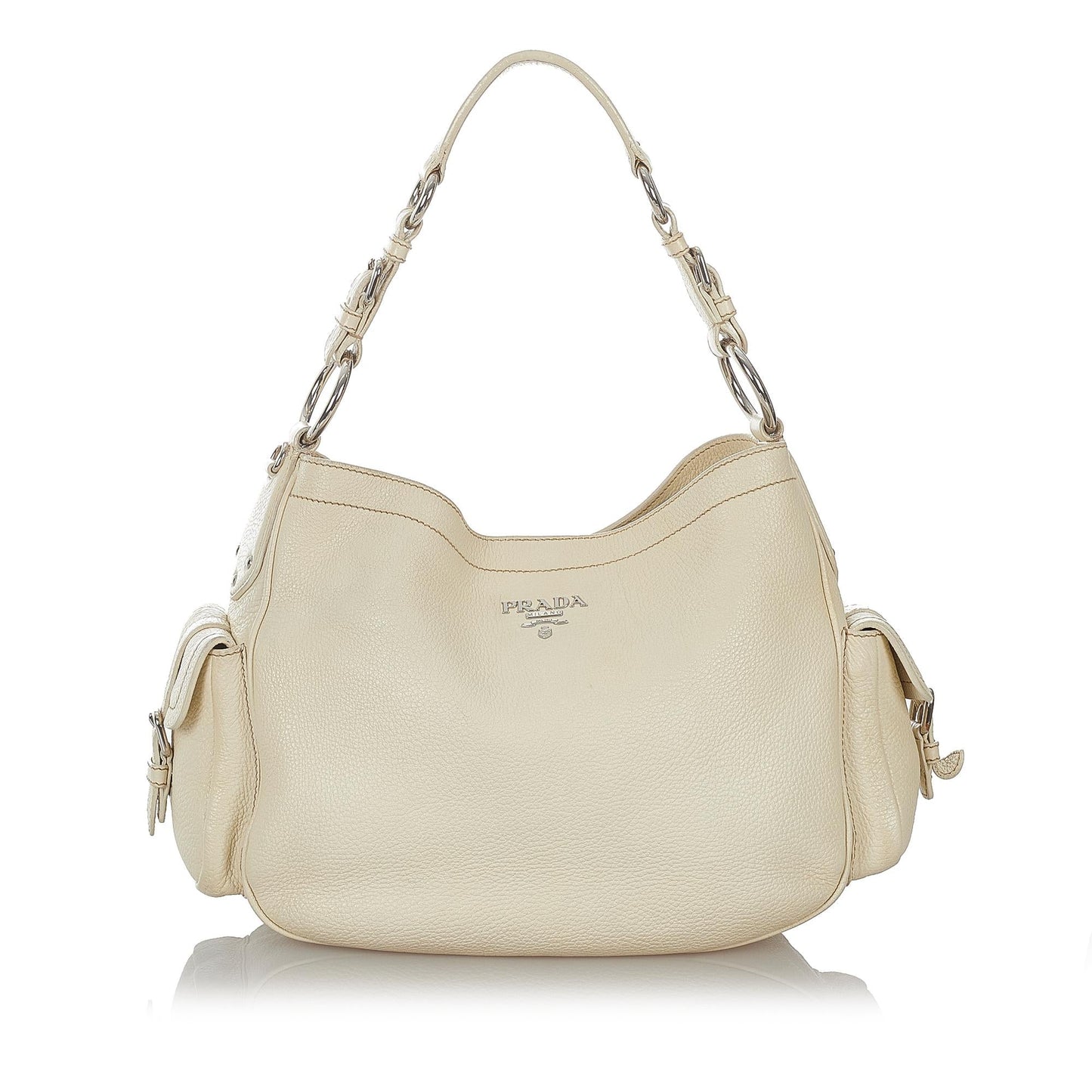 Prada Shoulder Bag Shg Leather