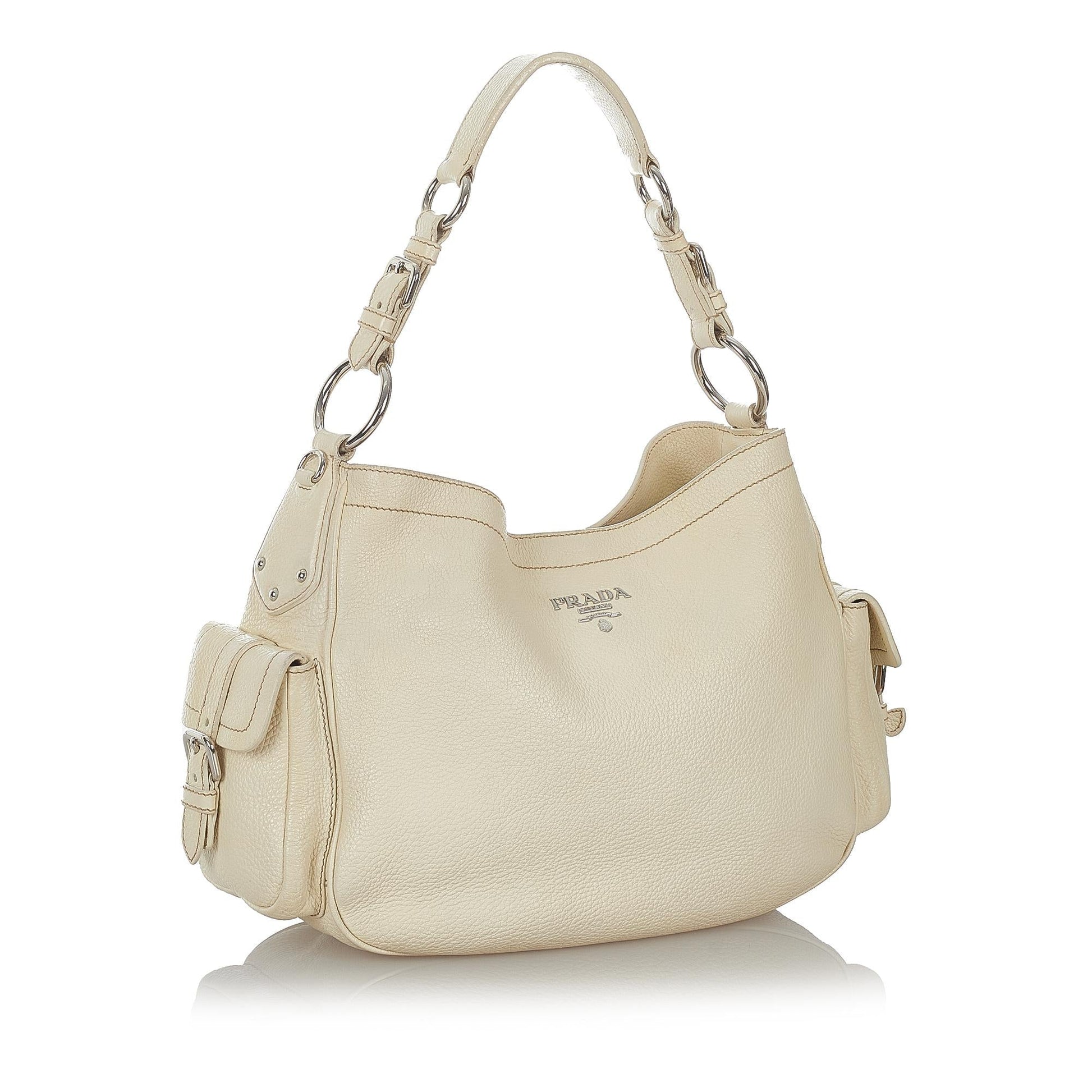 Prada Shoulder Bag Shg Leather