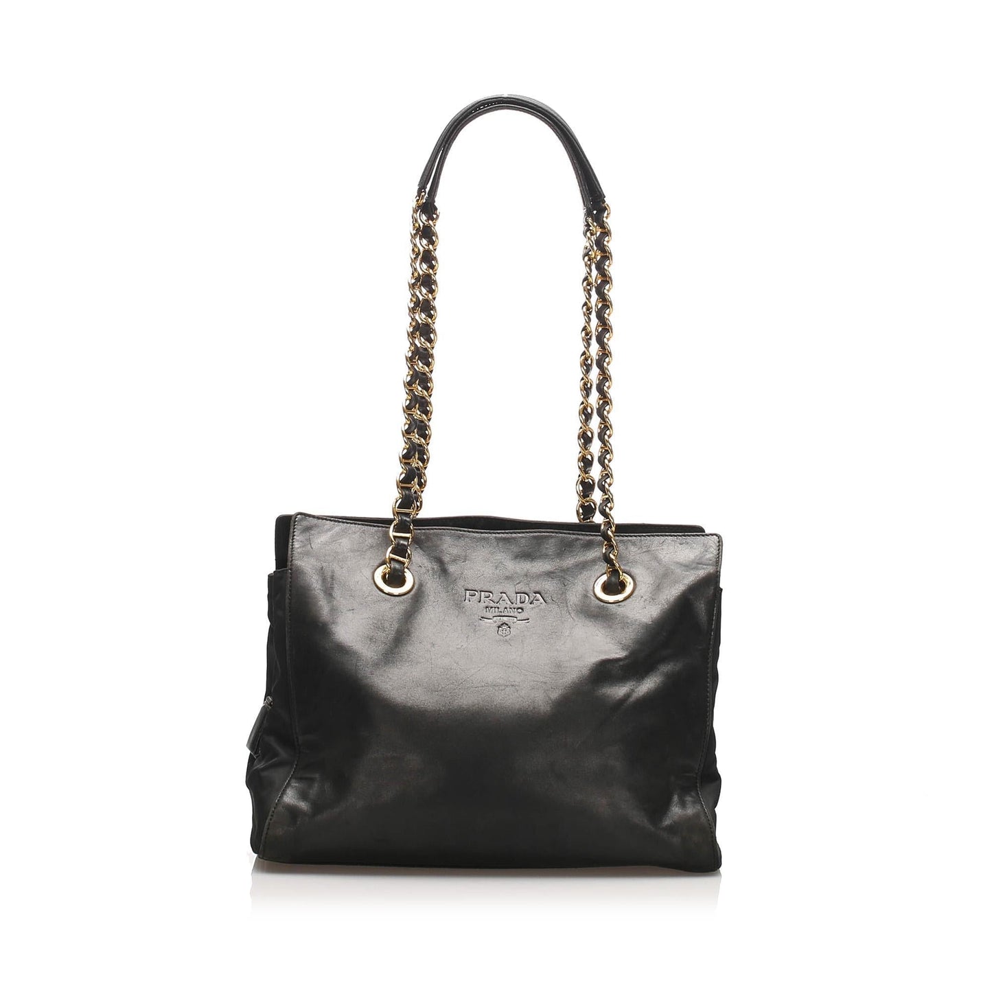Prada Tote Bag Leather Bag Shg 10893