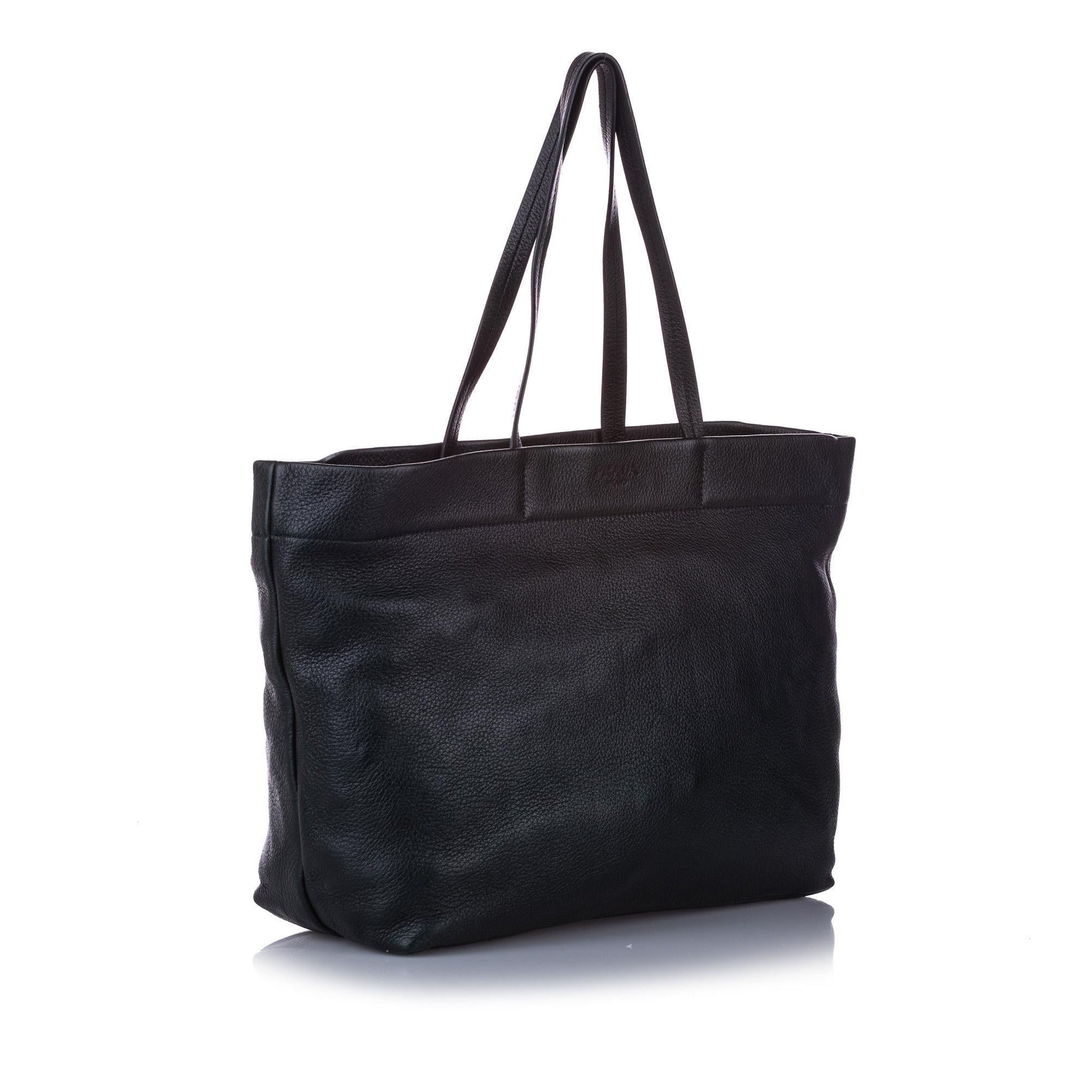 Prada Tote Bag Leather