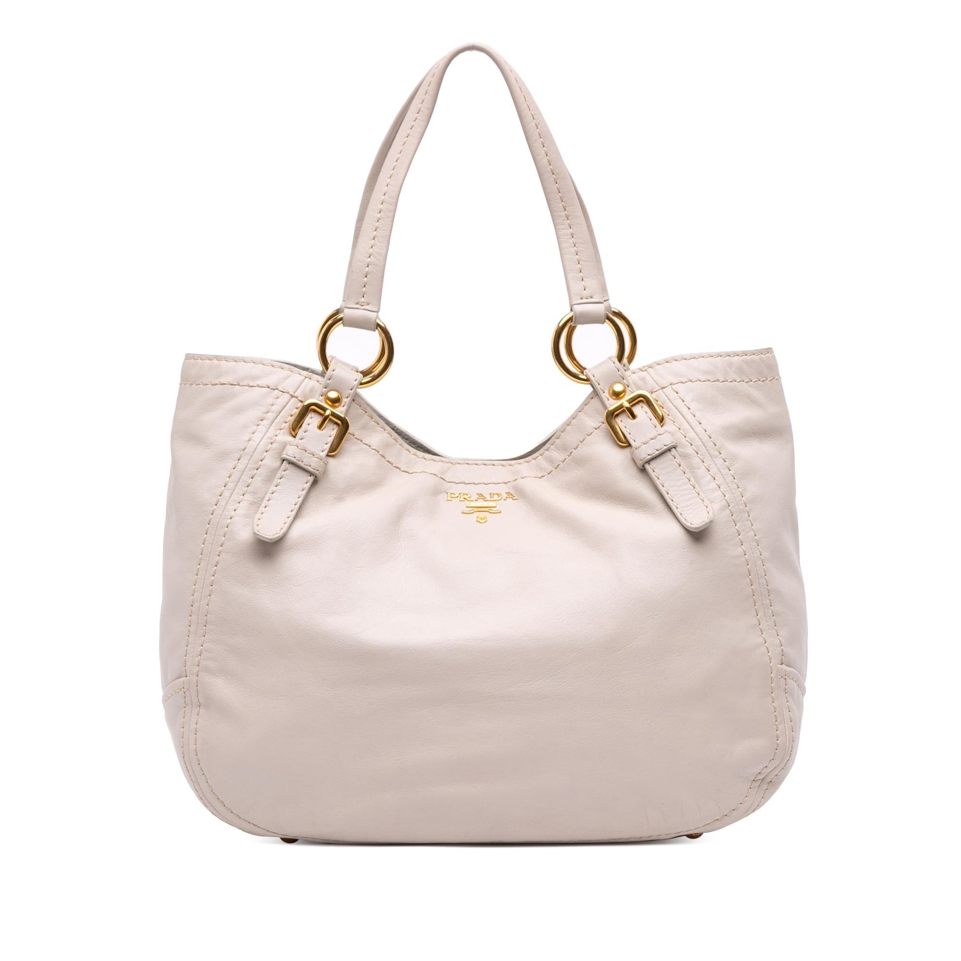 Prada Tote Leather Tote Bag