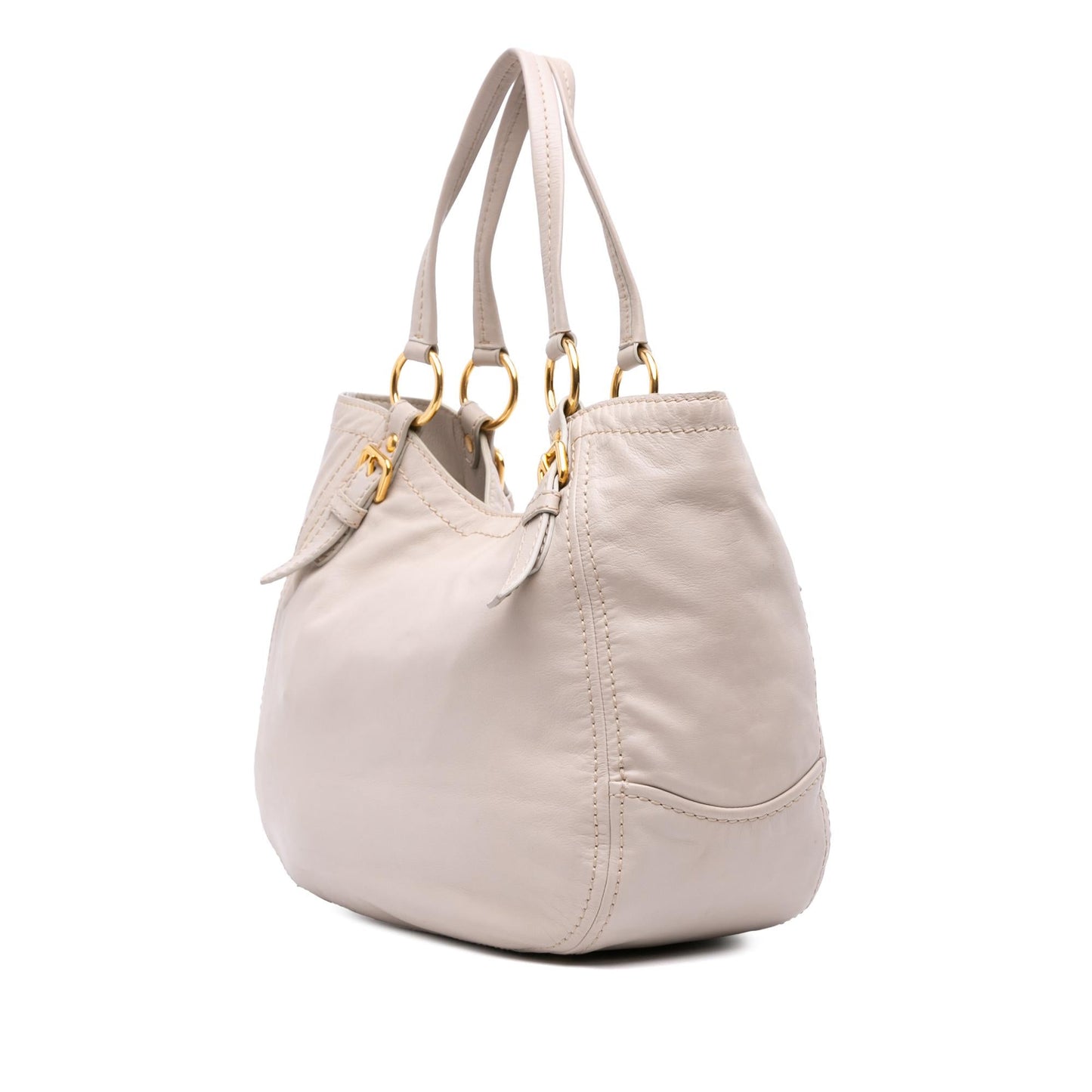 Prada Tote Leather Tote Bag