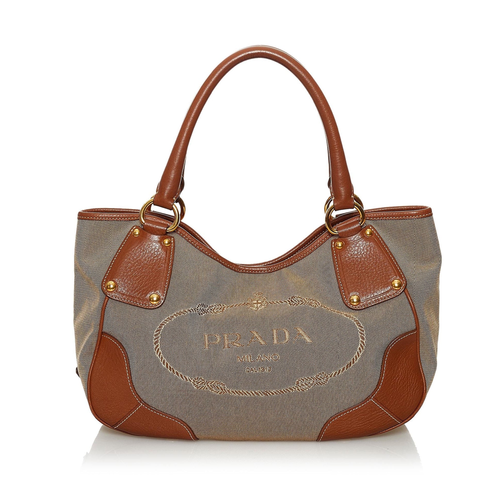 Prada Shoulder Bag Shg Canvas Logo