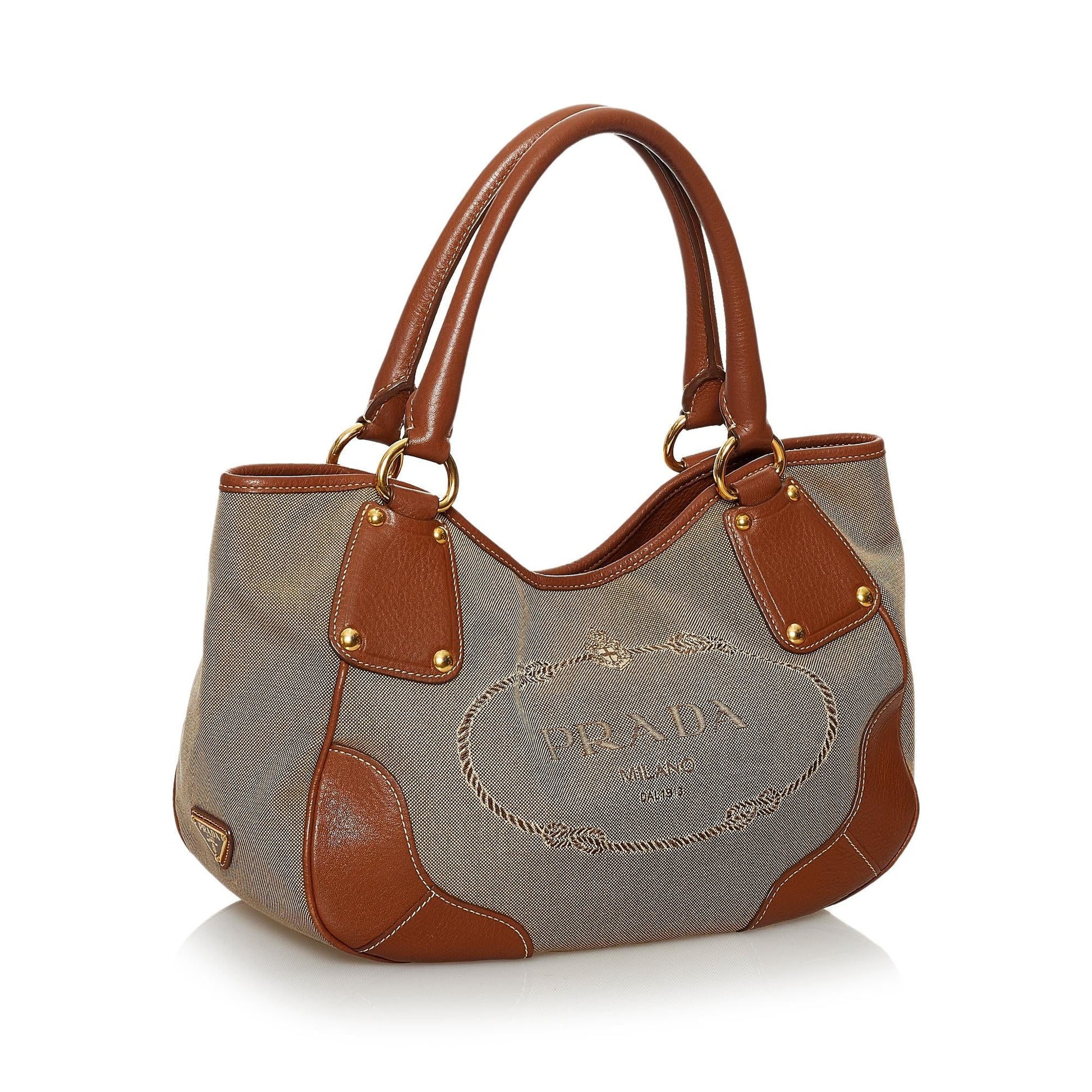 Prada Shoulder Bag Shg Canvas Logo