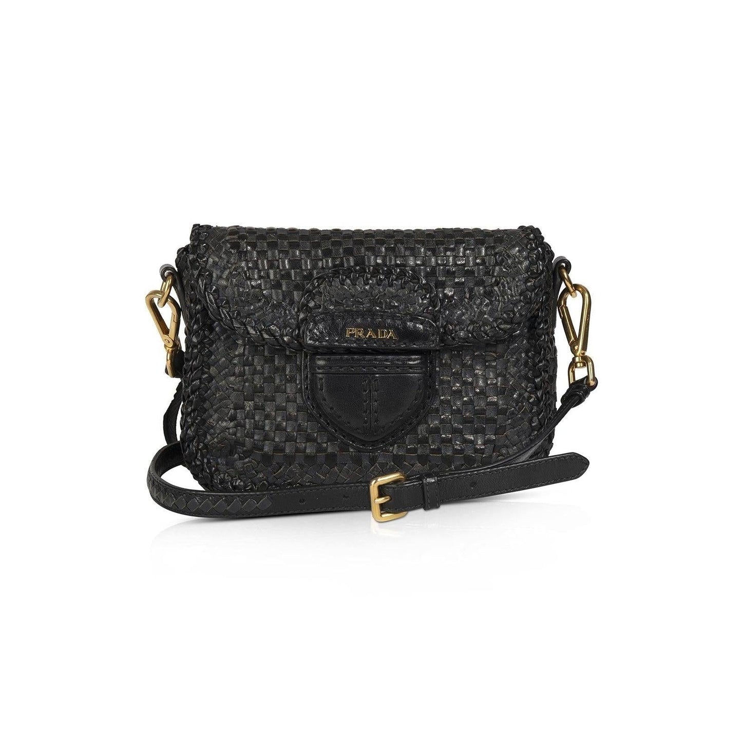 Prada Madras Crossbody Bag
