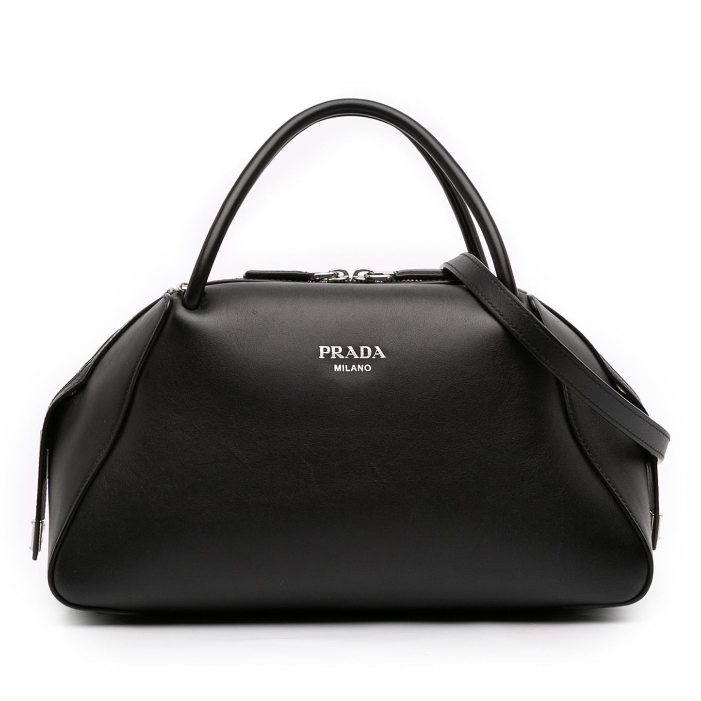 Prada Brushed Supernova Satchel Leather Medium Satchel Bag