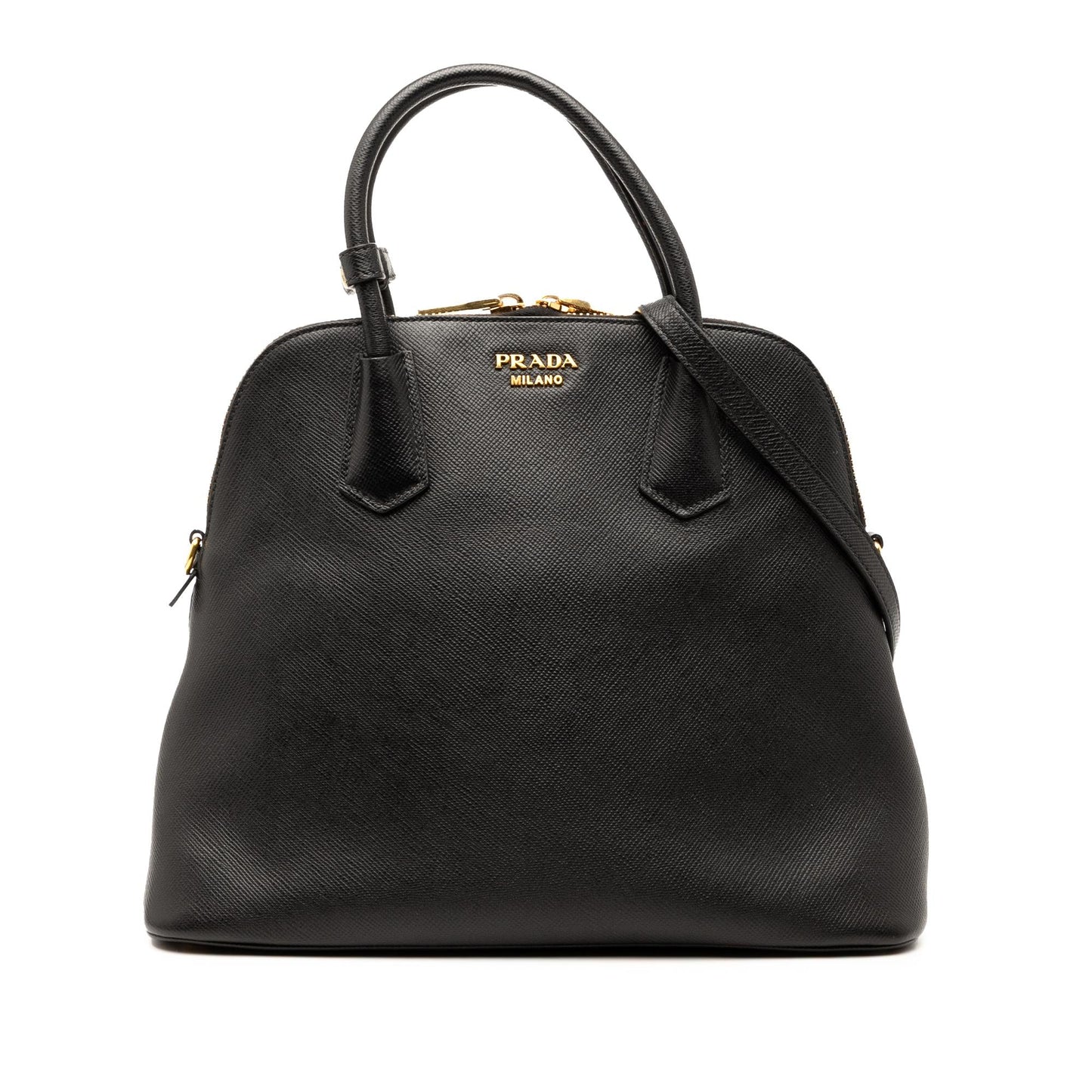 Prada Cuir Dome Satchel Saffiano Medium Satchel Bag