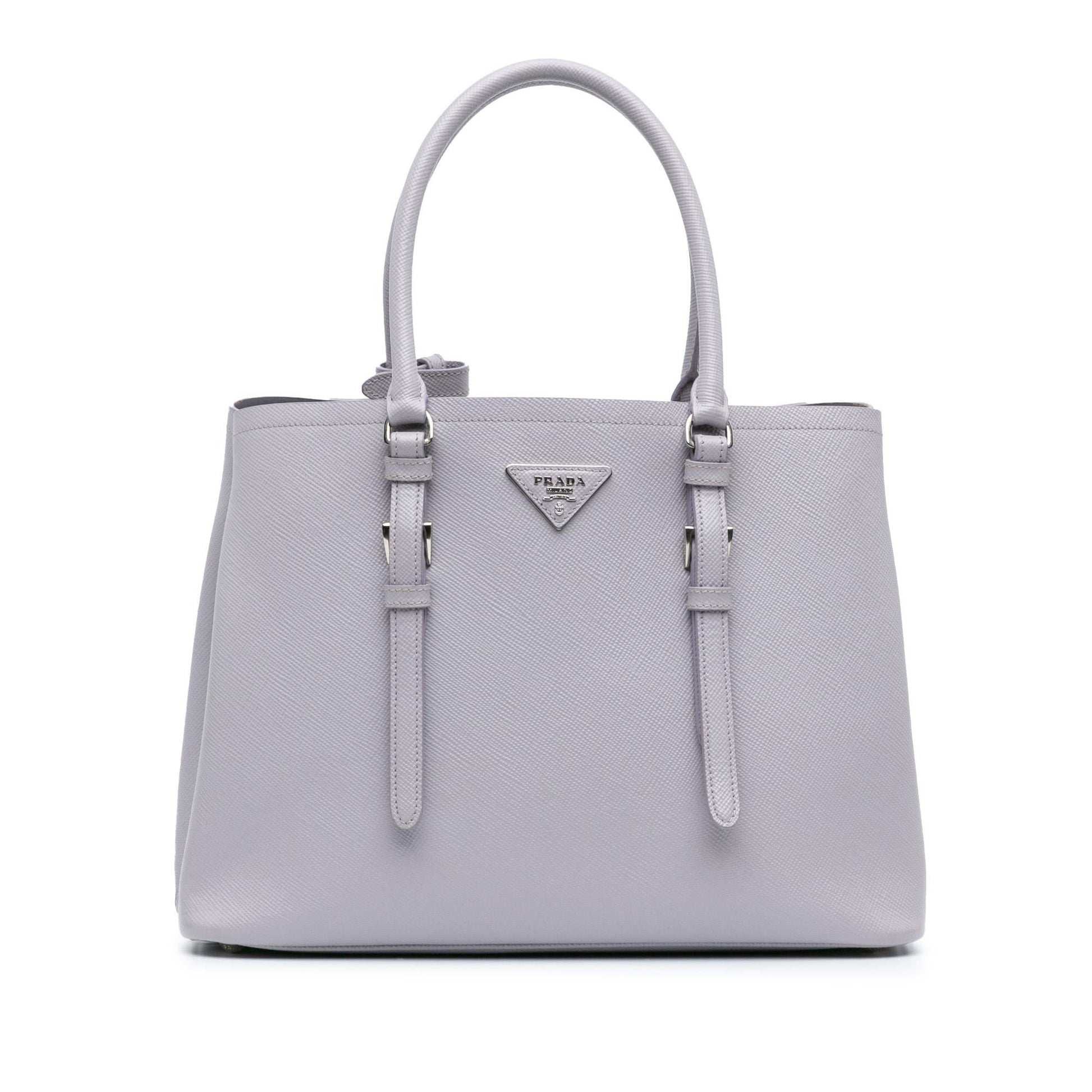 Prada Cuir Double Handle Satchel Saffiano Medium Satchel Bag