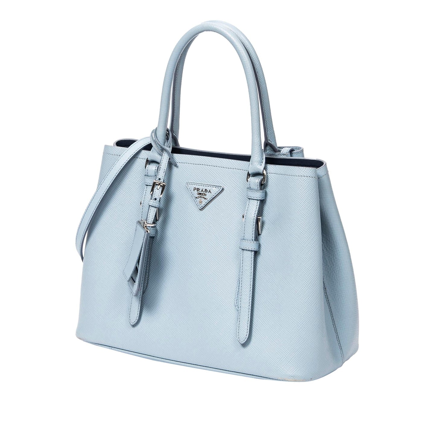 Prada Cuir Double Satchel Shg 2Rgiam Saffiano Medium Satchel Bag