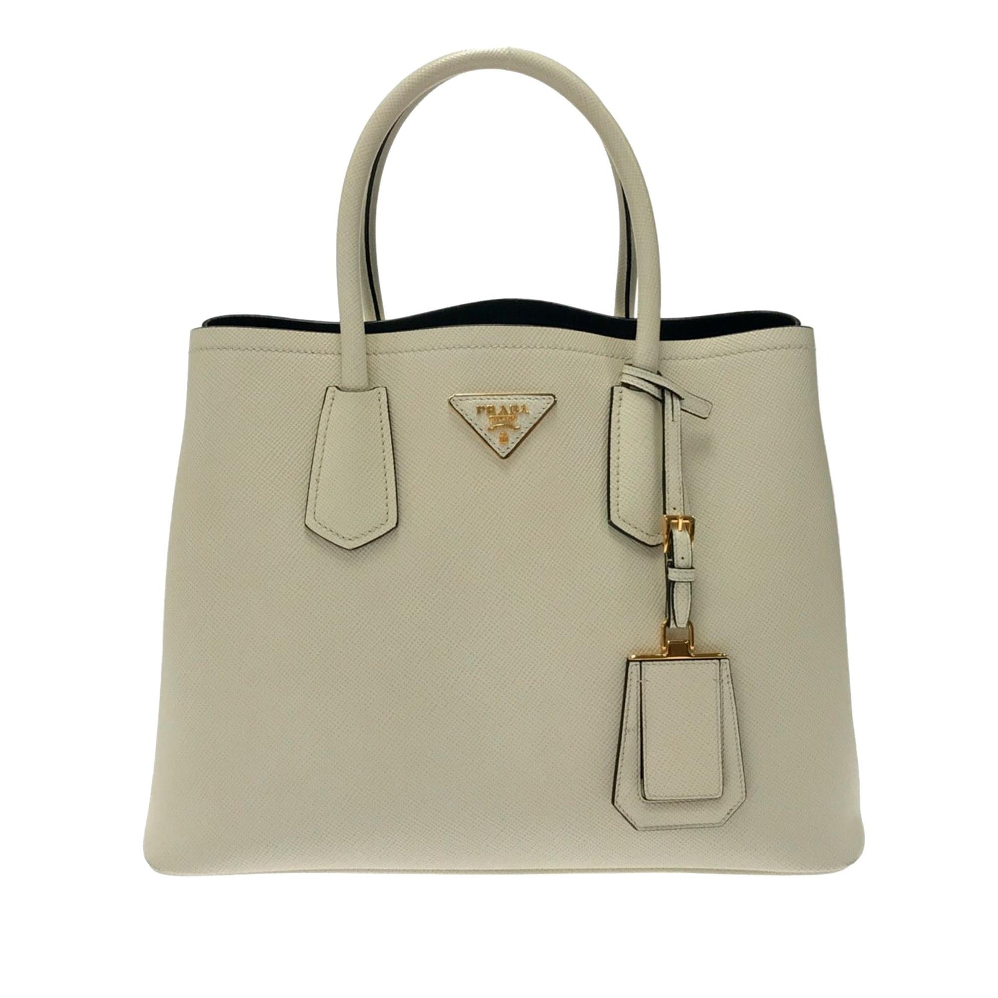 Prada Cuir Double Satchel Shg Gauowz Saffiano Medium Satchel Bag