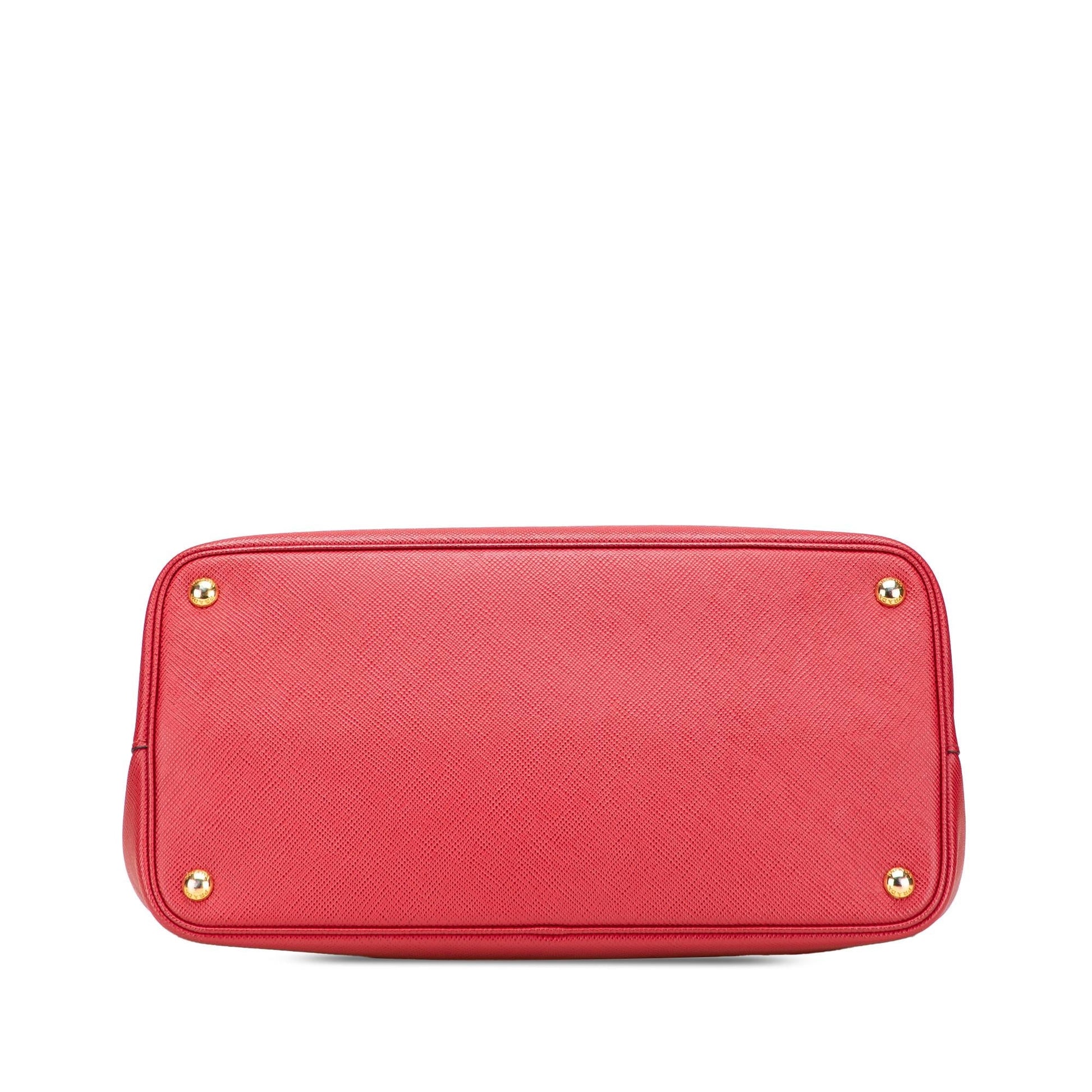 Prada Cuir Double Satchel Saffiano Medium Satchel Bag Double Satchel 1