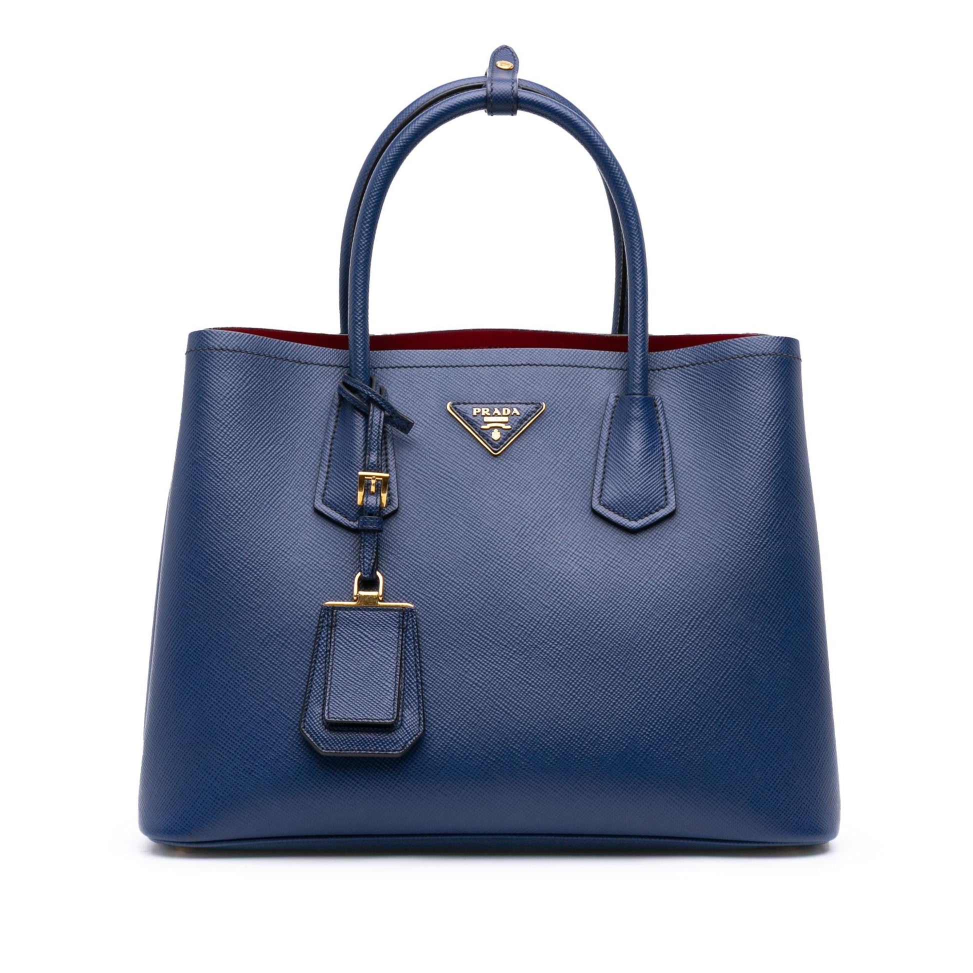 Prada Cuir Double Satchel Saffiano Medium Satchel Bag Double Satchel 3