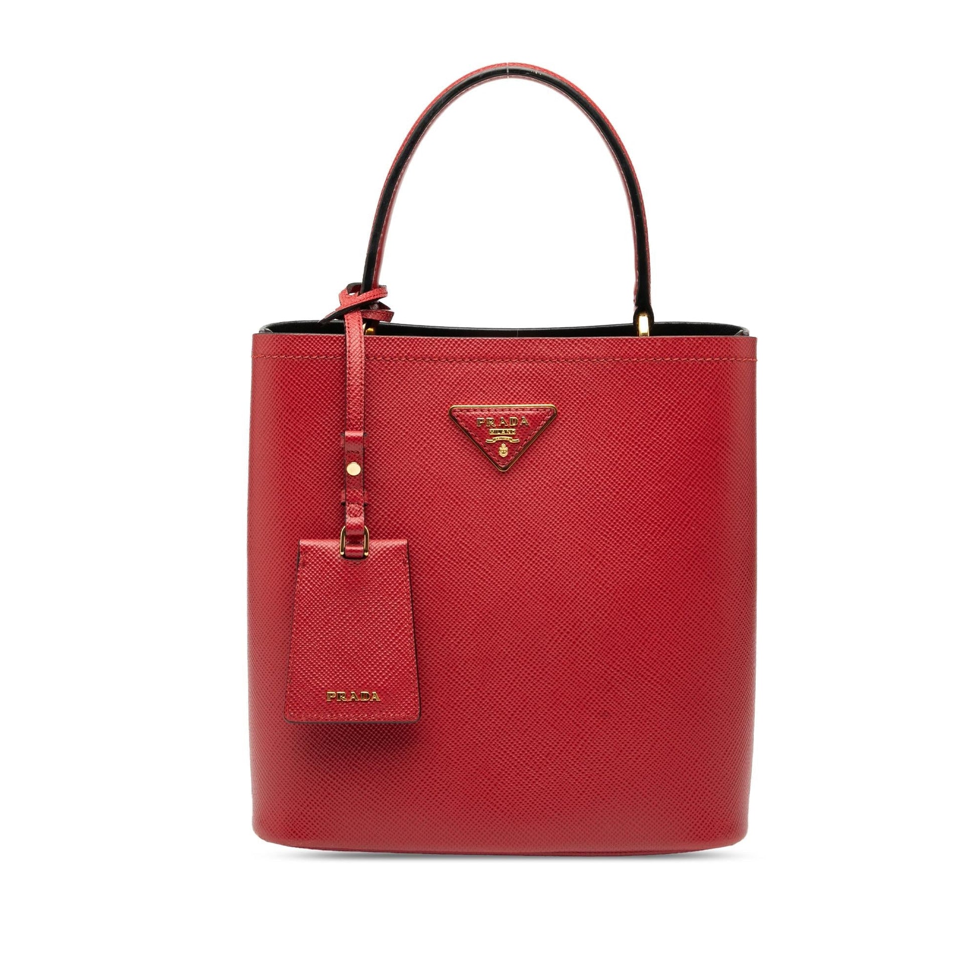 Prada Cuir Panier Satchel Saffiano Medium Satchel Bag Panier Satchel 2