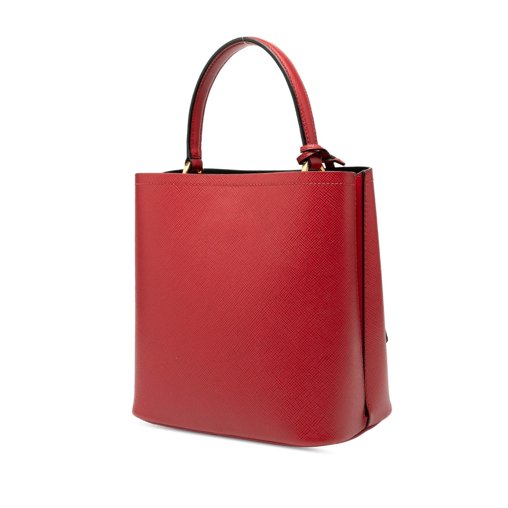 Prada Cuir Panier Satchel Saffiano Medium Satchel Bag Panier Satchel 2