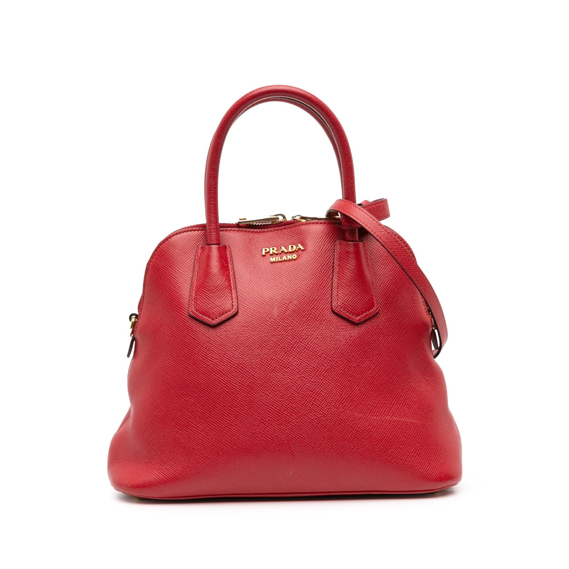Prada Dome Satchel Saffiano Medium Satchel Bag Dome Satchel 1