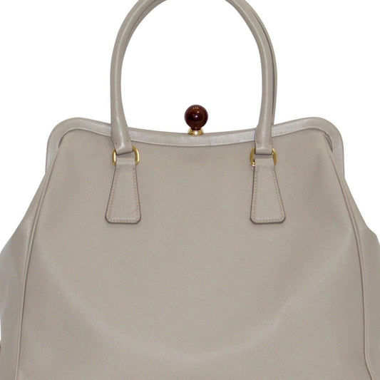 Prada Saffiano Lux Doctor Frame Bag Medium Travel Bag