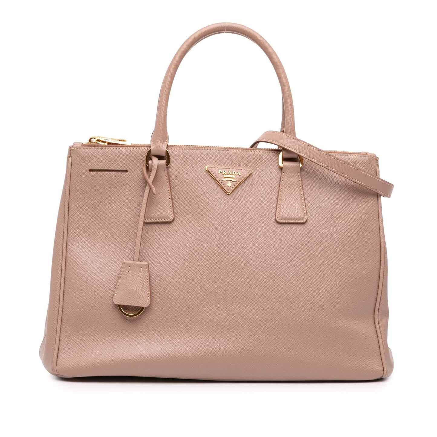 Prada Lux Galleria Double Satchel Saffiano Medium Zip Satchel Bag Zip Satchel 8