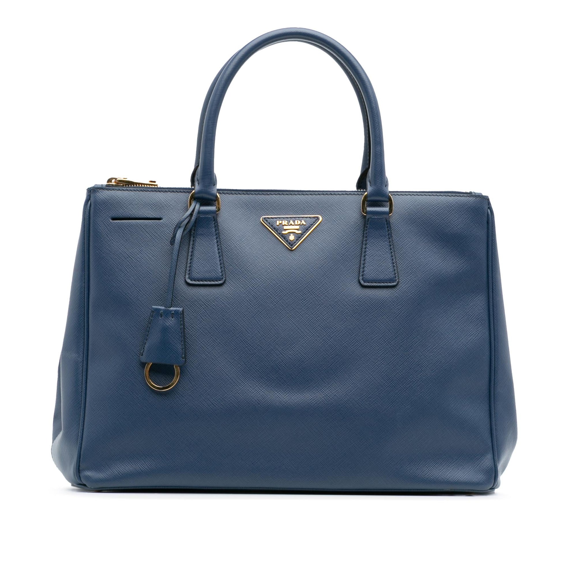 Prada Lux Galleria Double Satchel Saffiano Medium Zip Satchel Bag Zip Satchel 9