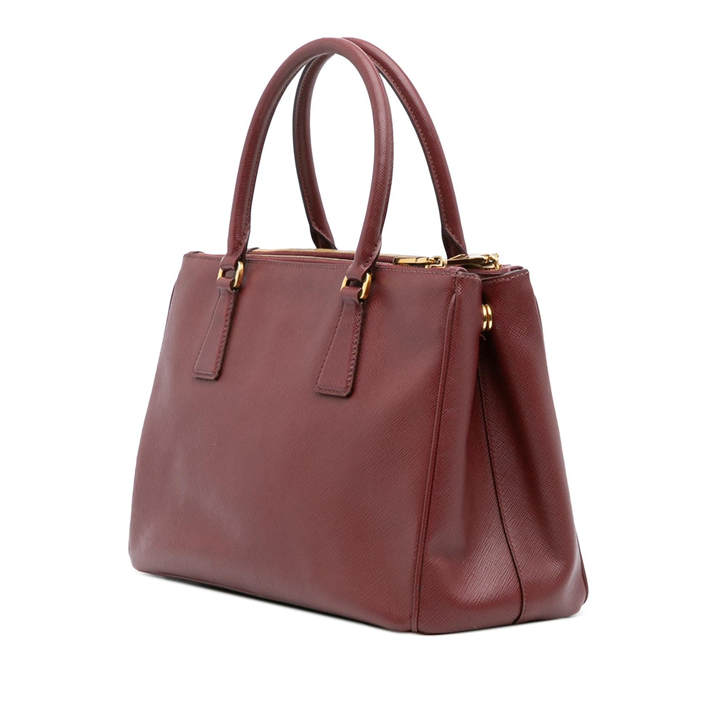 Prada Lux Galleria Double Satchel Saffiano Medium Zip Satchel Bag Zip Satchel 11