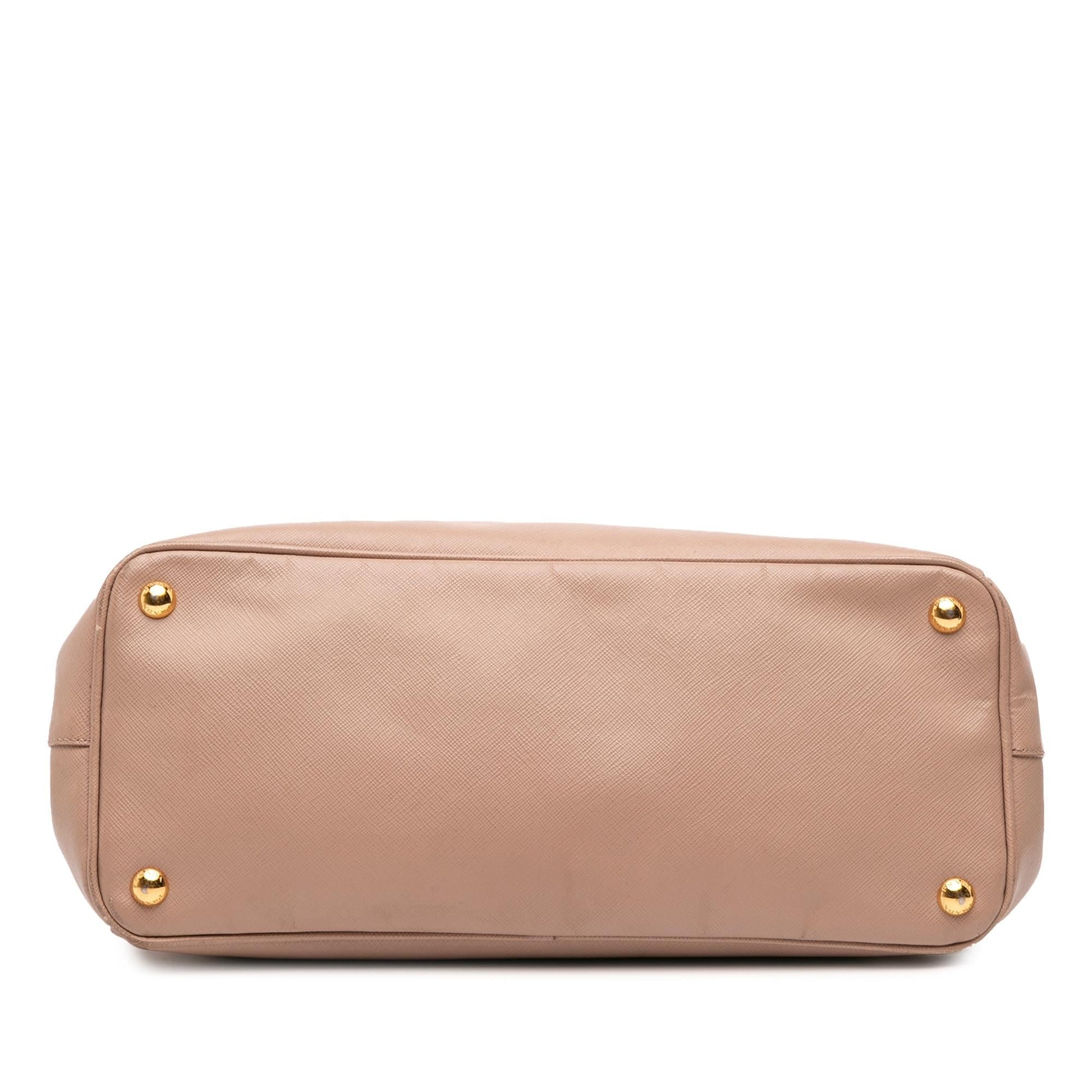 Prada Lux Galleria Double Tote Saffiano Medium Zip Tote Bag Zip Tote 2