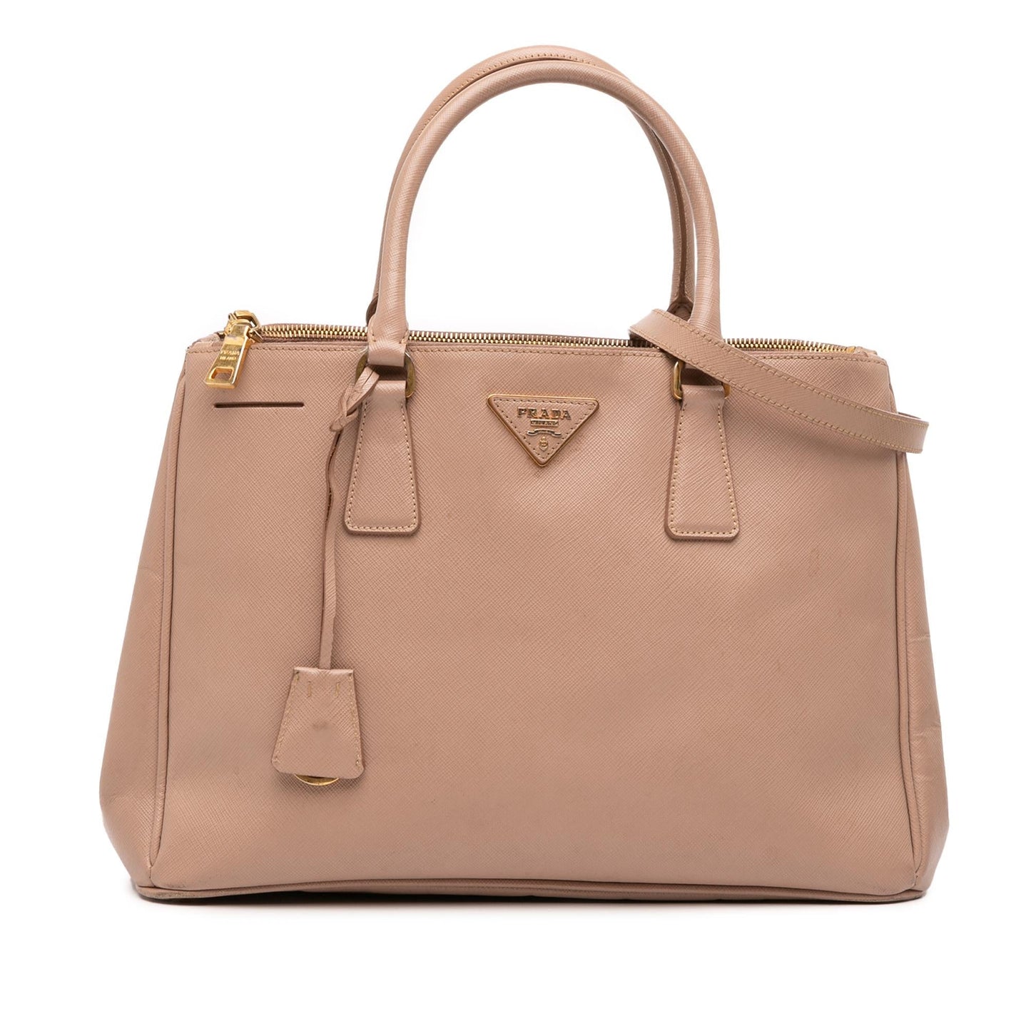 Prada Lux Galleria Double Tote Saffiano Medium Zip Tote Bag Zip Tote 2