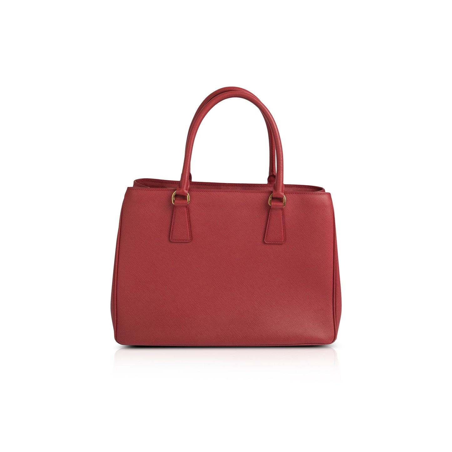 Prada Saffiano Lux Galleria Zip Tote Handbag Medium Tote Bag