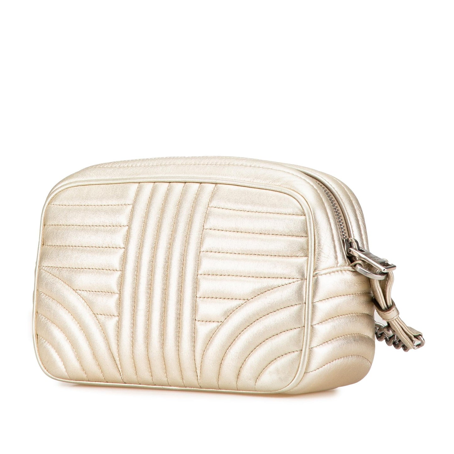 Prada Metallic Nappa Impunture Diagramme Camera Bag Shg Ki9Iju Crossbody Bag
