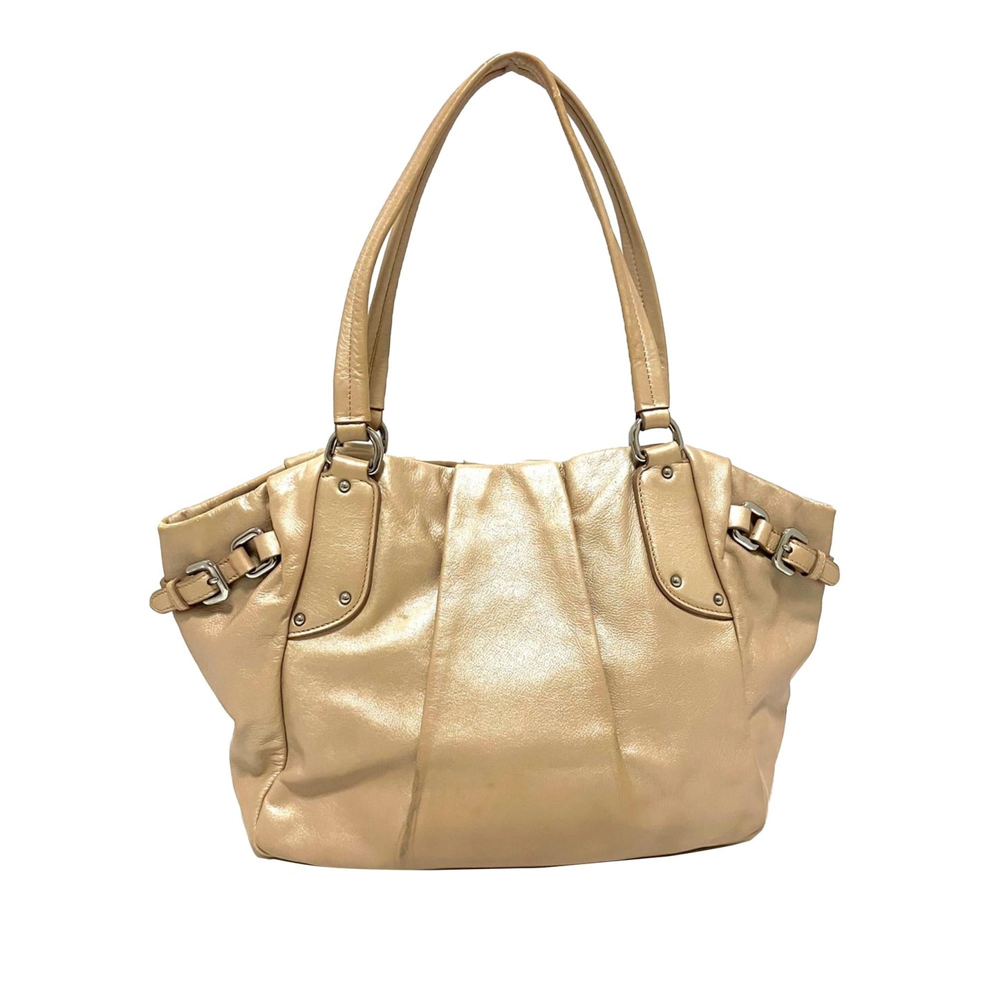 Prada Metallic Soft Calf Shopping Tote Shg 69Ysie Tote Bag