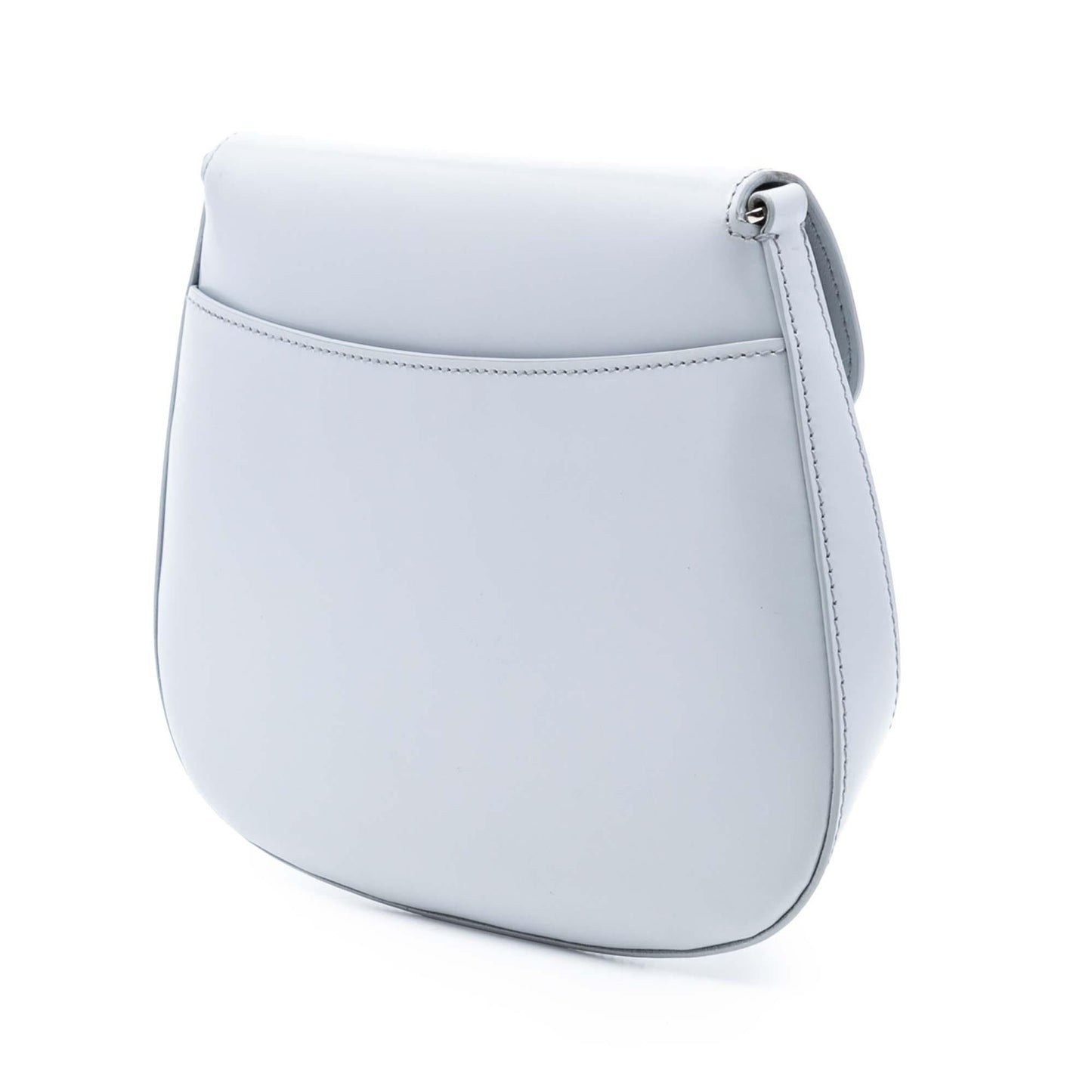 Prada Brushed Cleo Crossbody Bag Leather Mini Flap