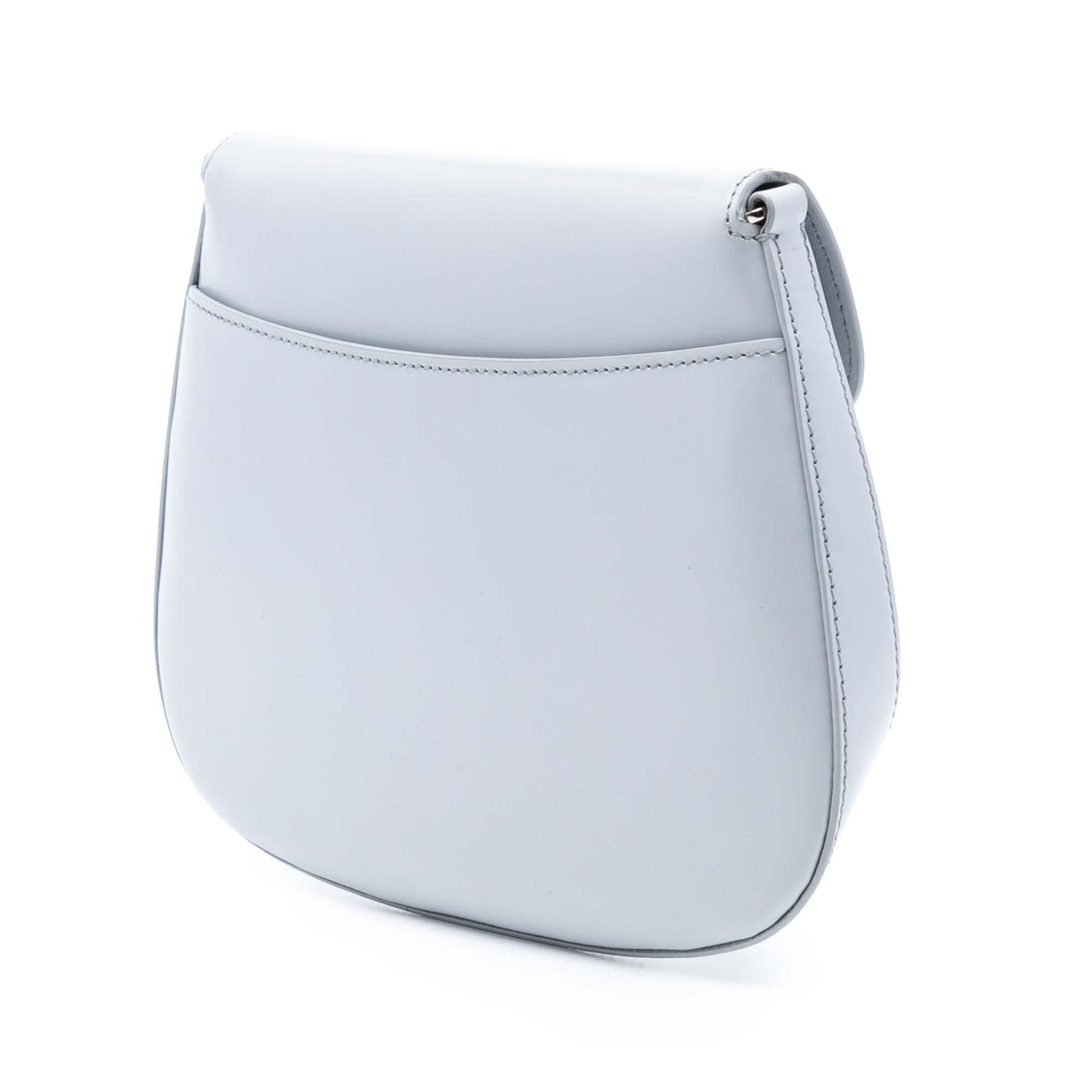 Prada Brushed Cleo Crossbody Bag Leather Mini Flap
