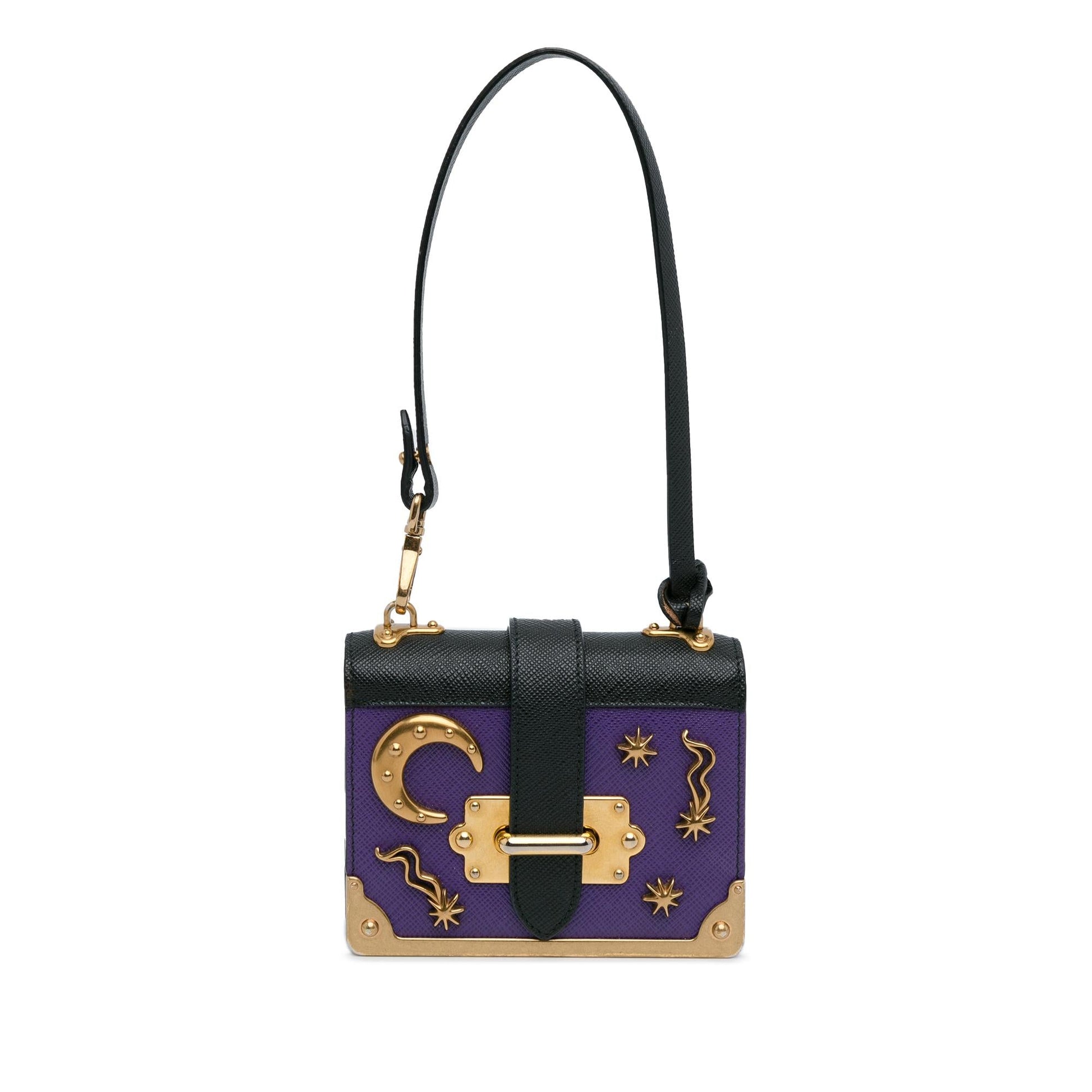 Prada Astrology Cahier Bag Shg 0Zjyge Saffiano Mini Shoulder Bag