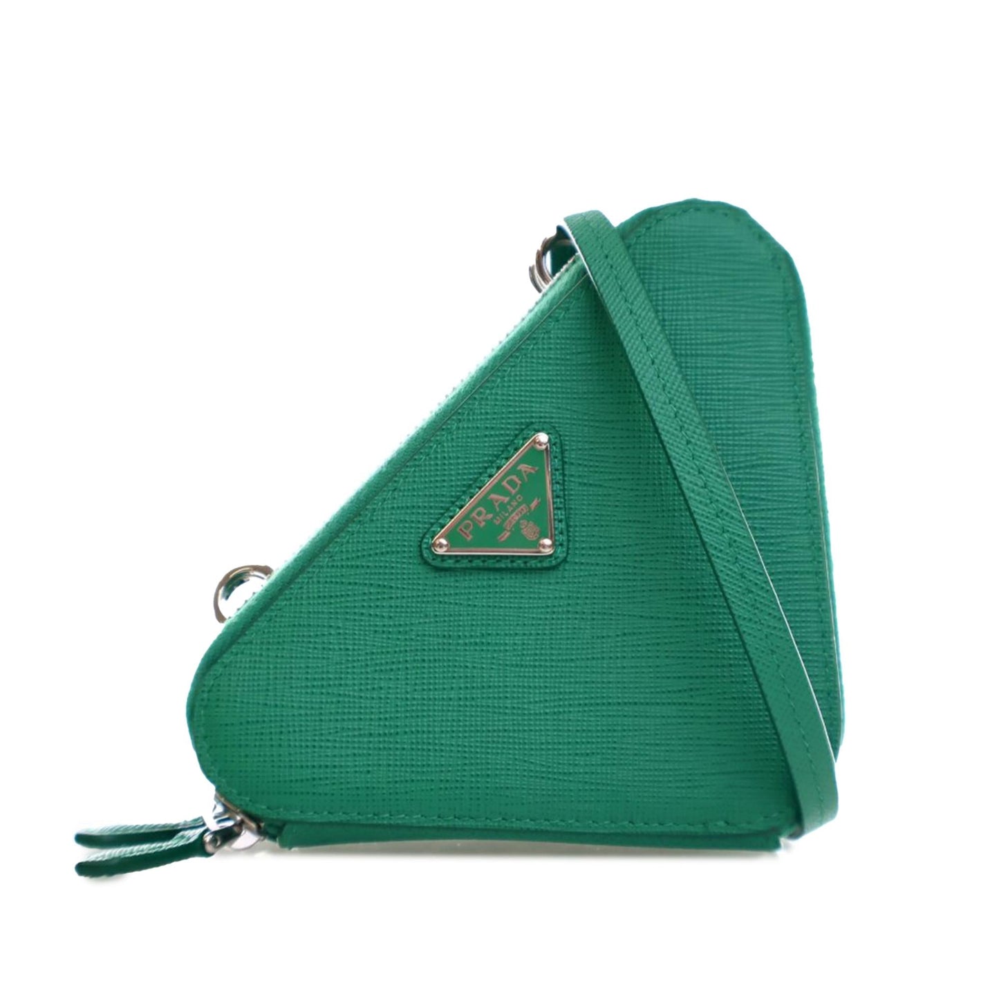 Prada Lux Double Triangle Satchel Saffiano Mini Satchel Bag Triangle Satchel 1
