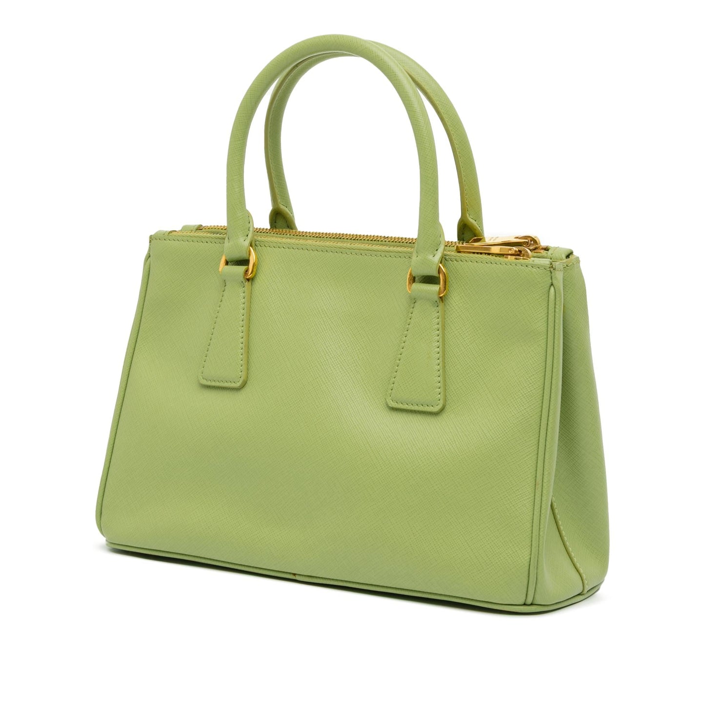 Prada Lux Galleria Double Satchel Saffiano Mini Zip Satchel Bag