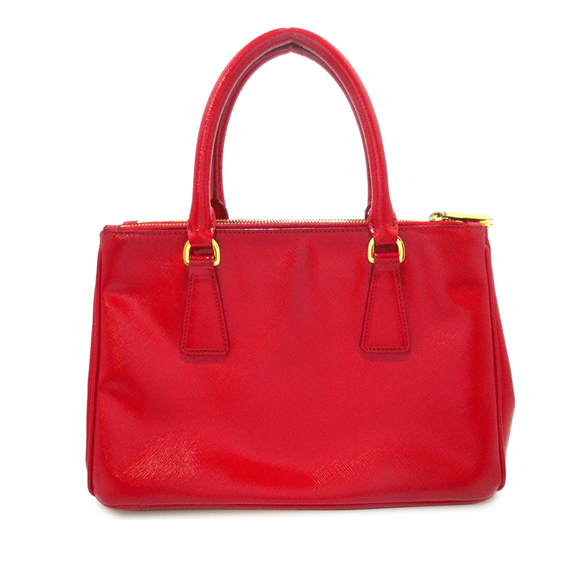 Prada Vernice Galleria Double Satchel Shg 7J2Noa Saffiano Mini Zip Satchel Bag