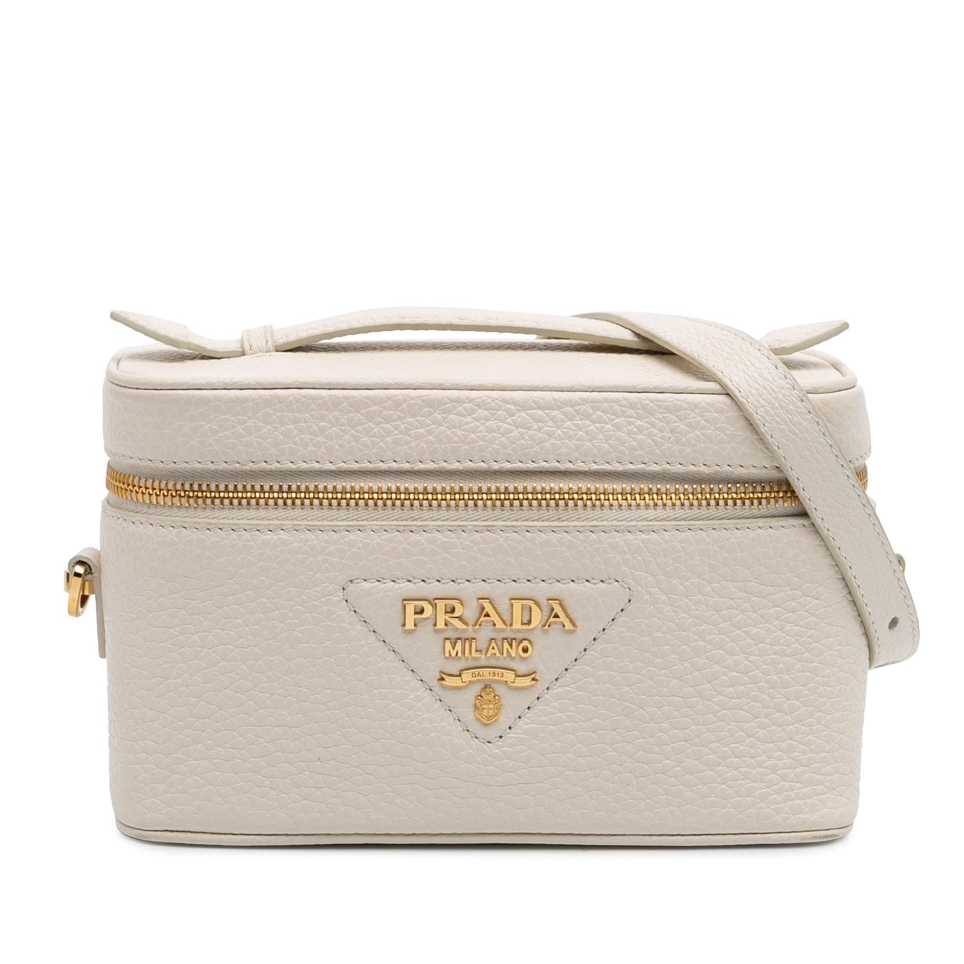 Prada Daino Vanity Bag Vitello Mini Travel Bag